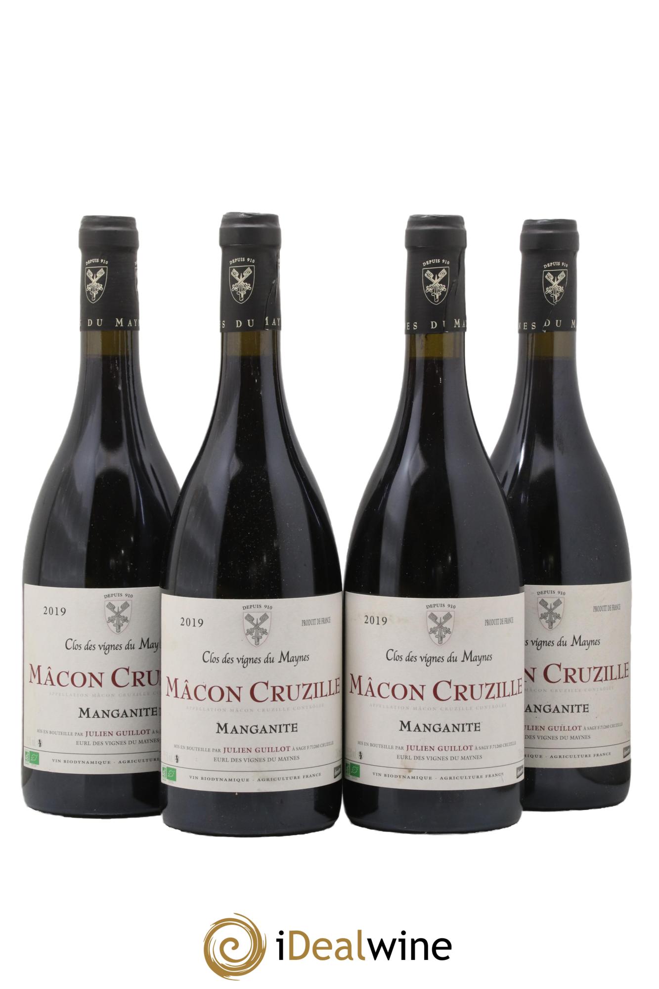 Mâcon-Cruzille Manganite Les Vignes du Maynes 2019 - Lot de 4 bouteilles - 0