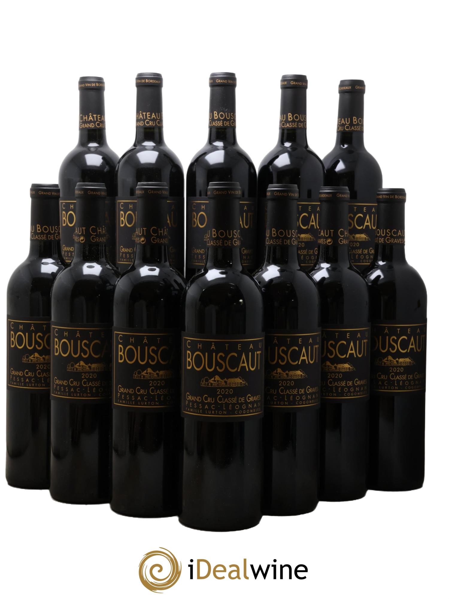Château Bouscaut Cru Classé de Graves 2020 - Lot de 12 bouteilles - 0