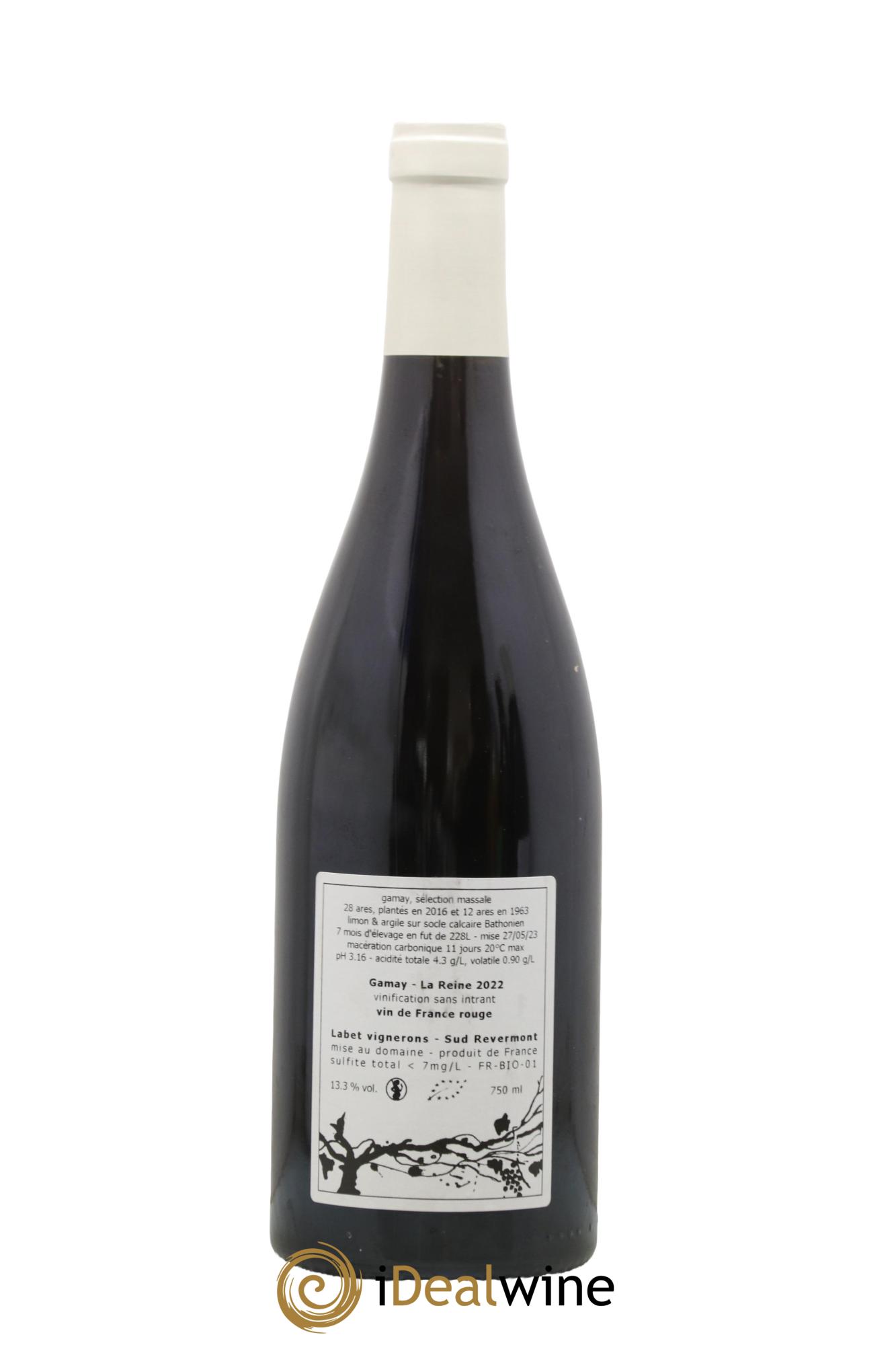 Vin de France Gamay La Reine Labet (Domaine) 2022 - Lotto di 1 bottiglia - 1
