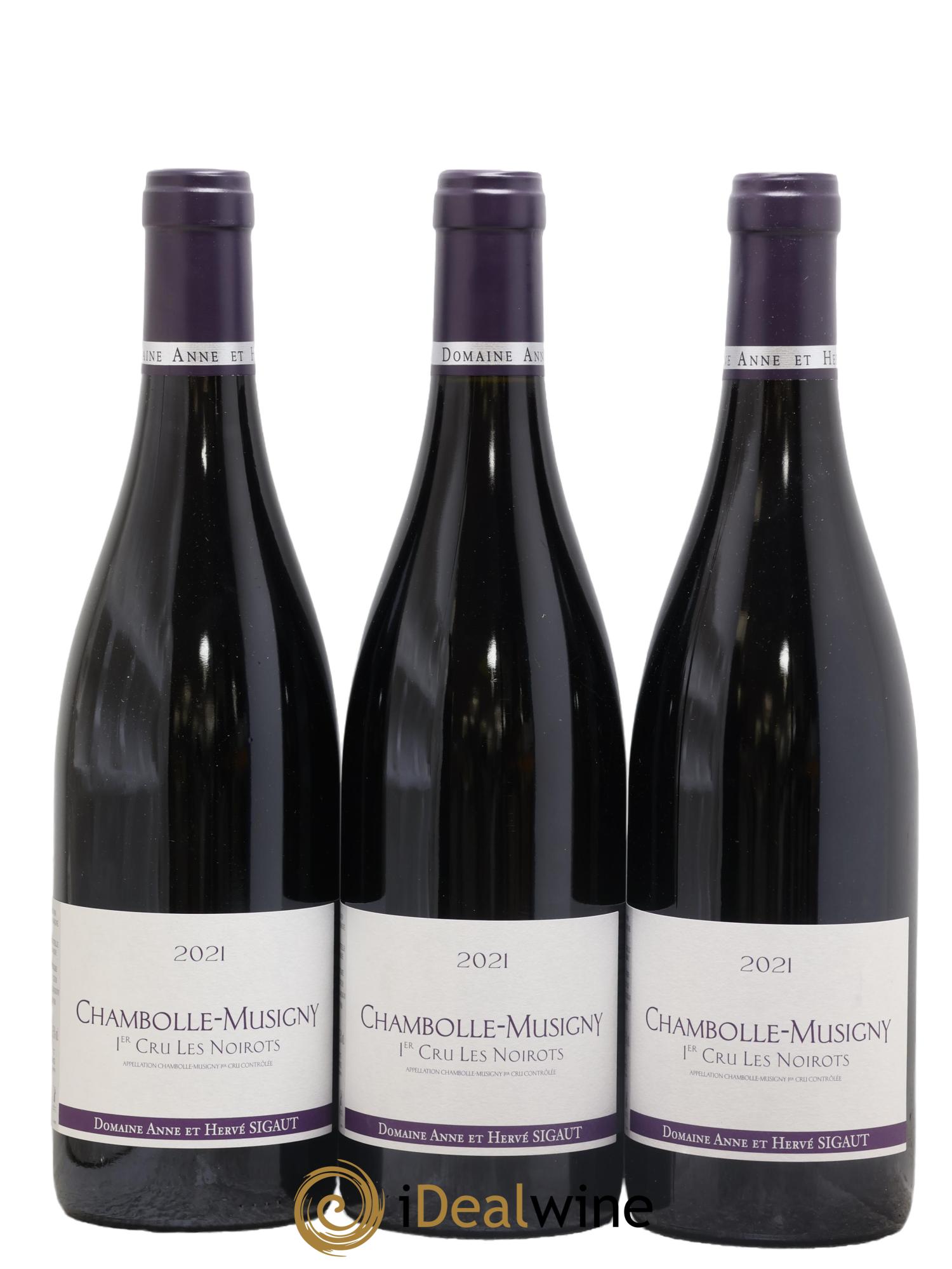 Chambolle-Musigny 1er Cru Les Noirots Anne et Hervé Sigaut (Domaine) 2021 - Lot de 3 bouteilles - 0