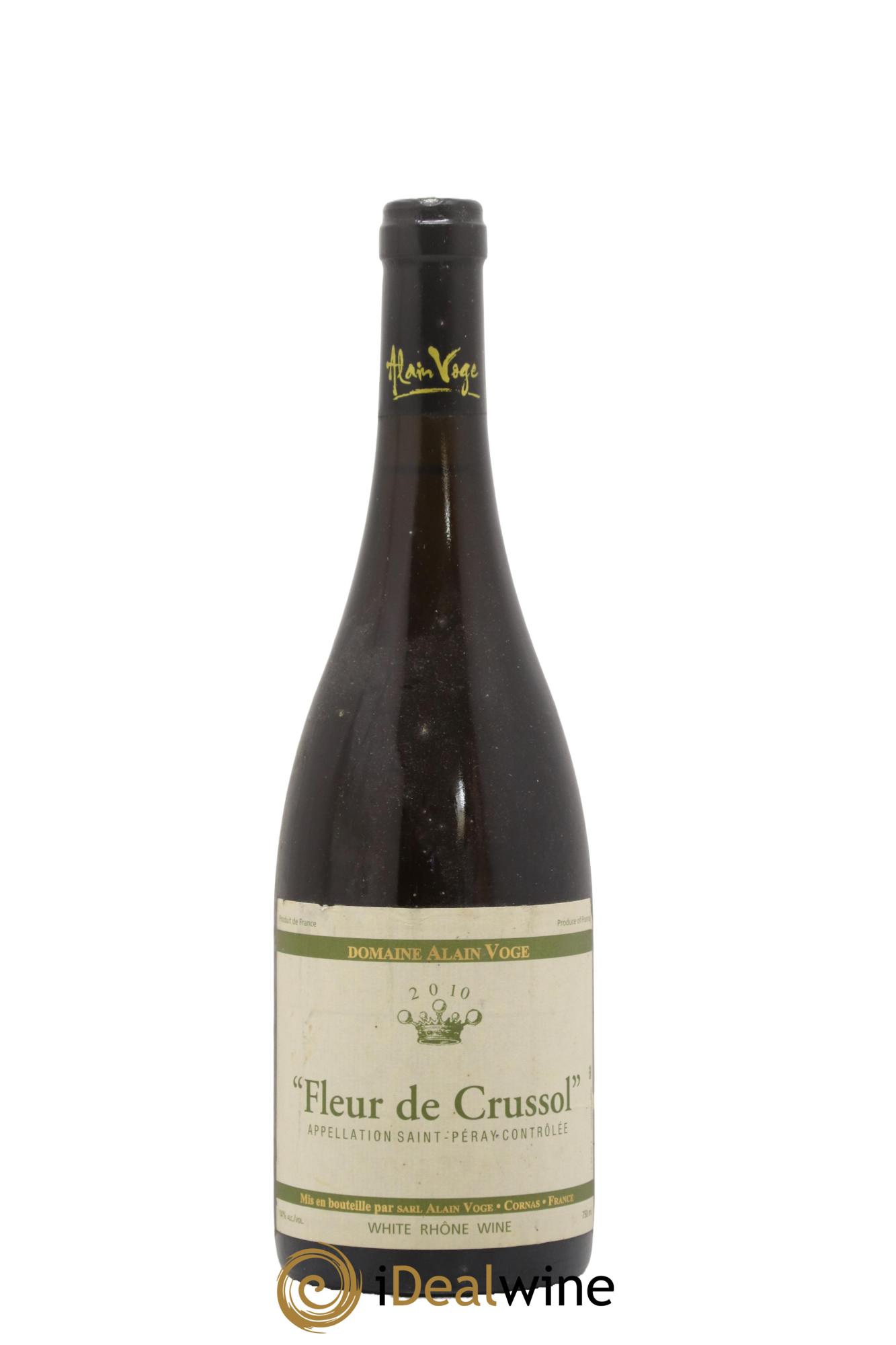 Saint-Péray Fleur de Crussol Alain Voge (Domaine) 2010 - Posten von 1 Flasche - 0