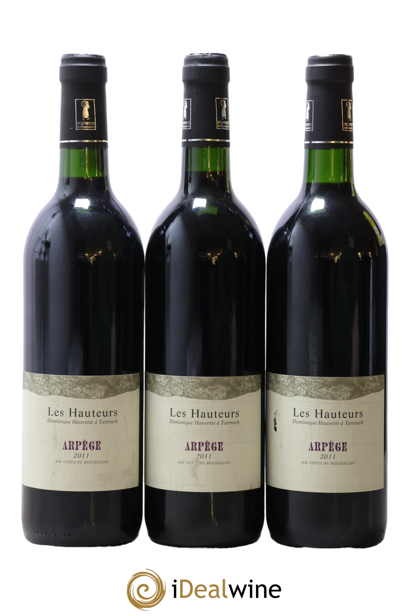 Côtes du Roussillon Arpège Les Hauteurs Hauvette (Domaine) 2011 - Posten von 3 Flaschen - 0