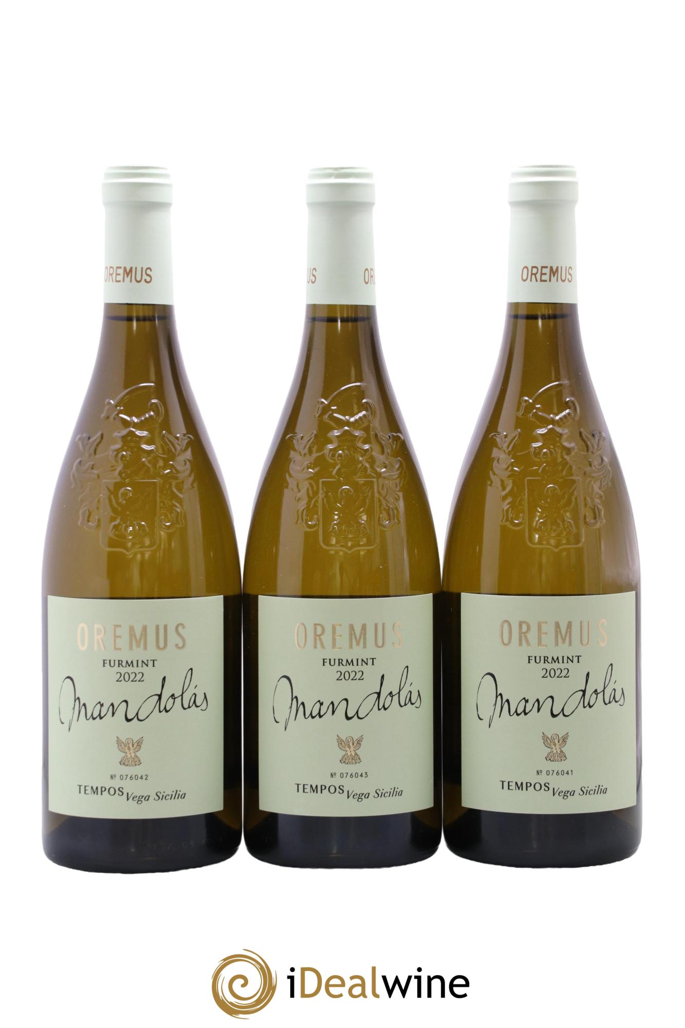 Hongrie Tokaji Furmint Dry Mandolas Oremus Vega Sicilia 2022 - Lot de 3 bouteilles - 0