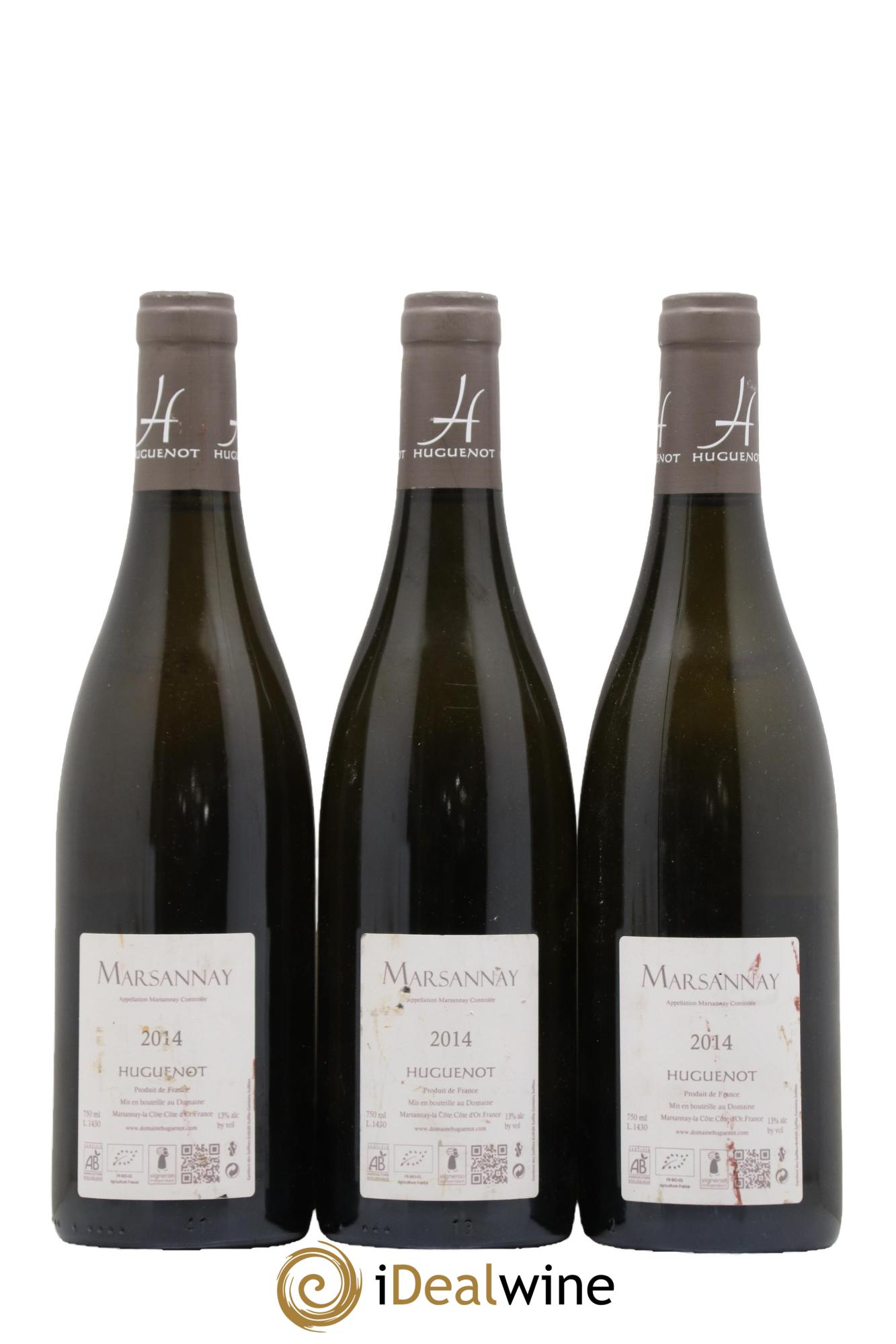 Marsannay Huguenot 2014 - Lot de 3 bouteilles - 1