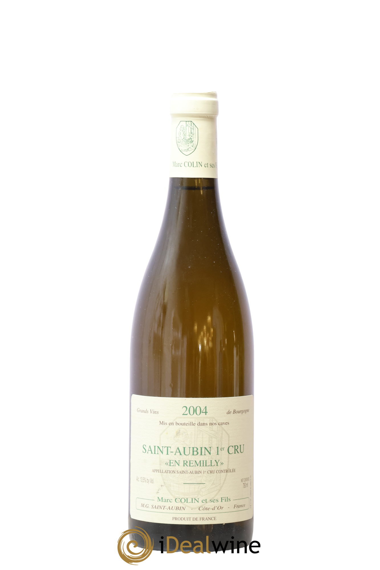 Saint-Aubin 1er Cru En Rémilly Marc Colin & Fils 2004 - Lot de 1 bouteille - 0