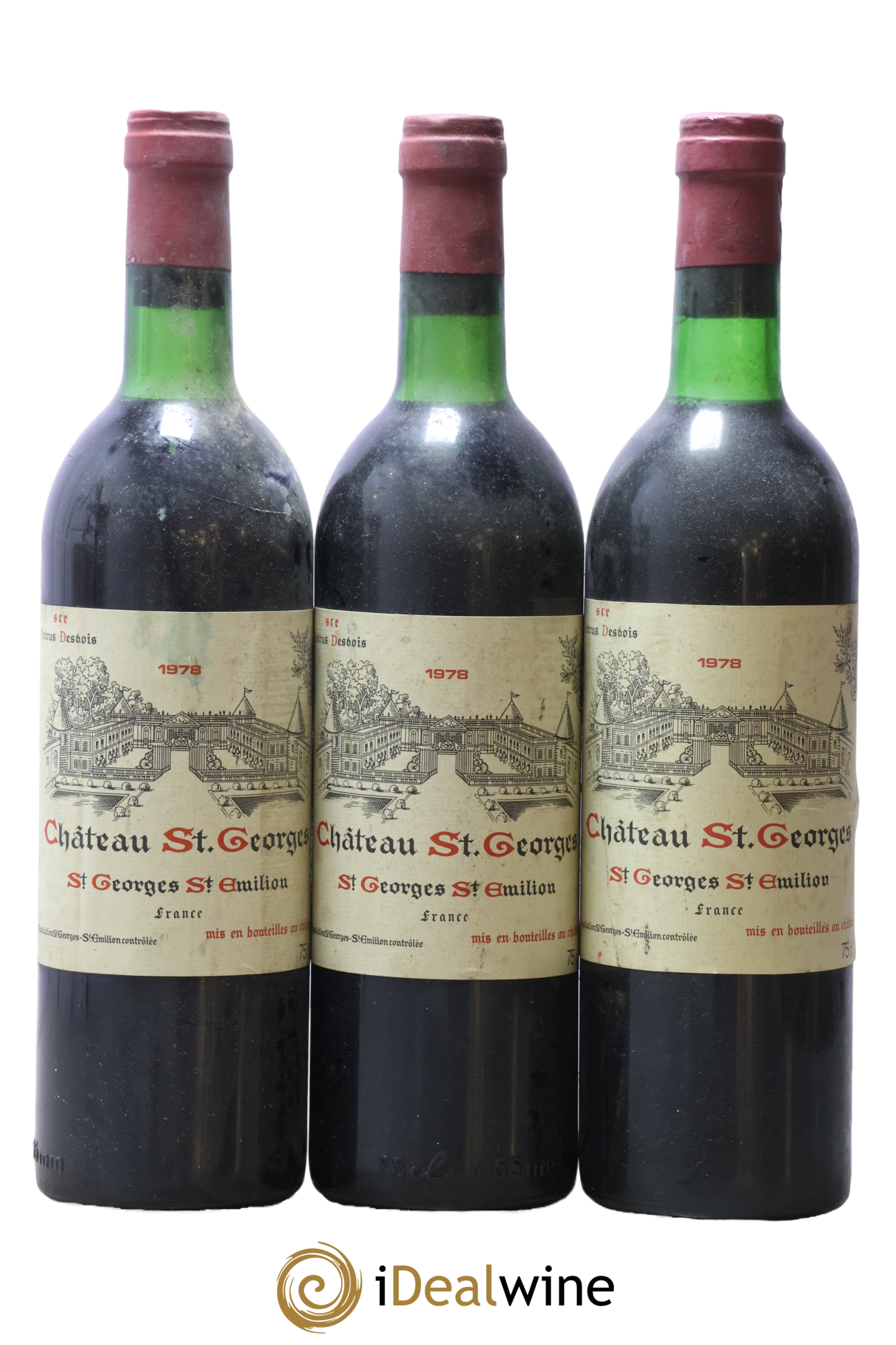 Château Saint-Georges 1978 - Lot de 3 bouteilles - 0
