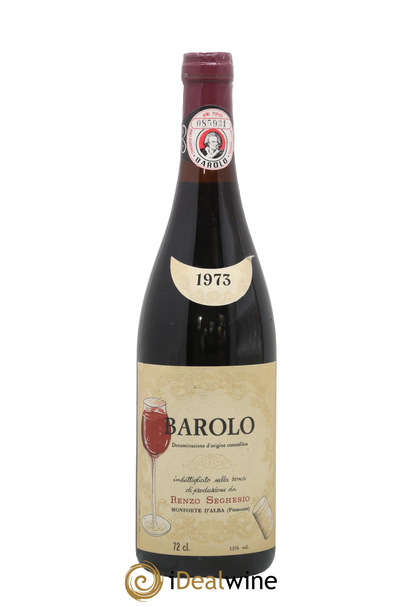 Barolo Renzo Seghesio 1973 - Lot de 1 bouteille - 0