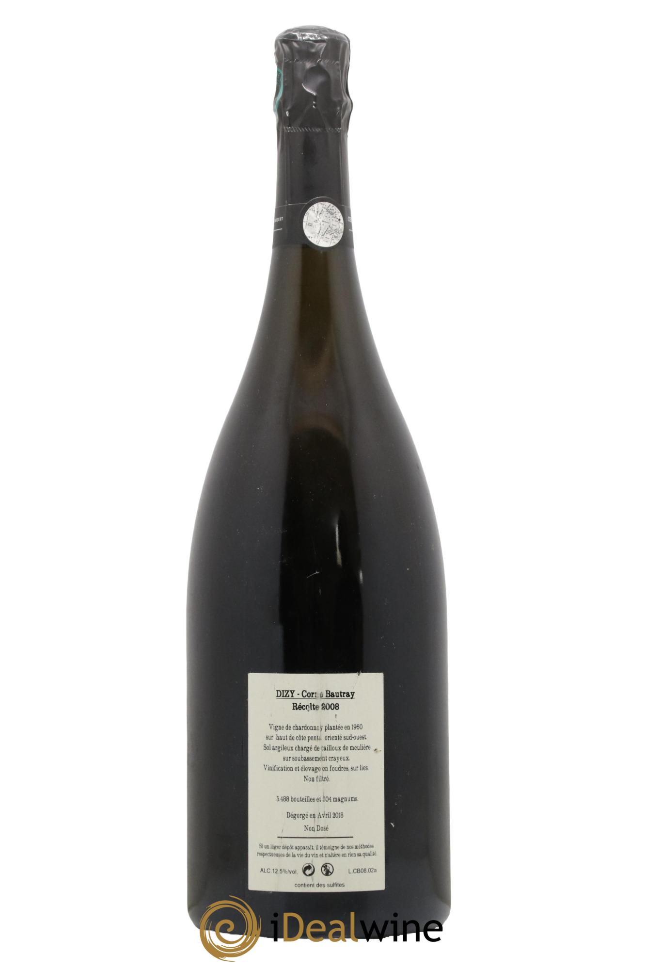 Dizy Corne Bautray Extra-Brut Jacquesson 2008 - Lot de 1 magnum - 1