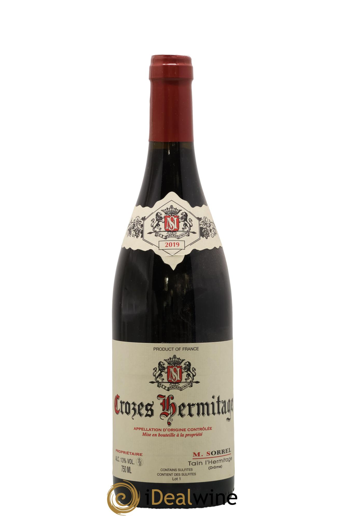 Crozes-Hermitage Marc Sorrel 2019 - Lotto di 1 bottiglia - 0