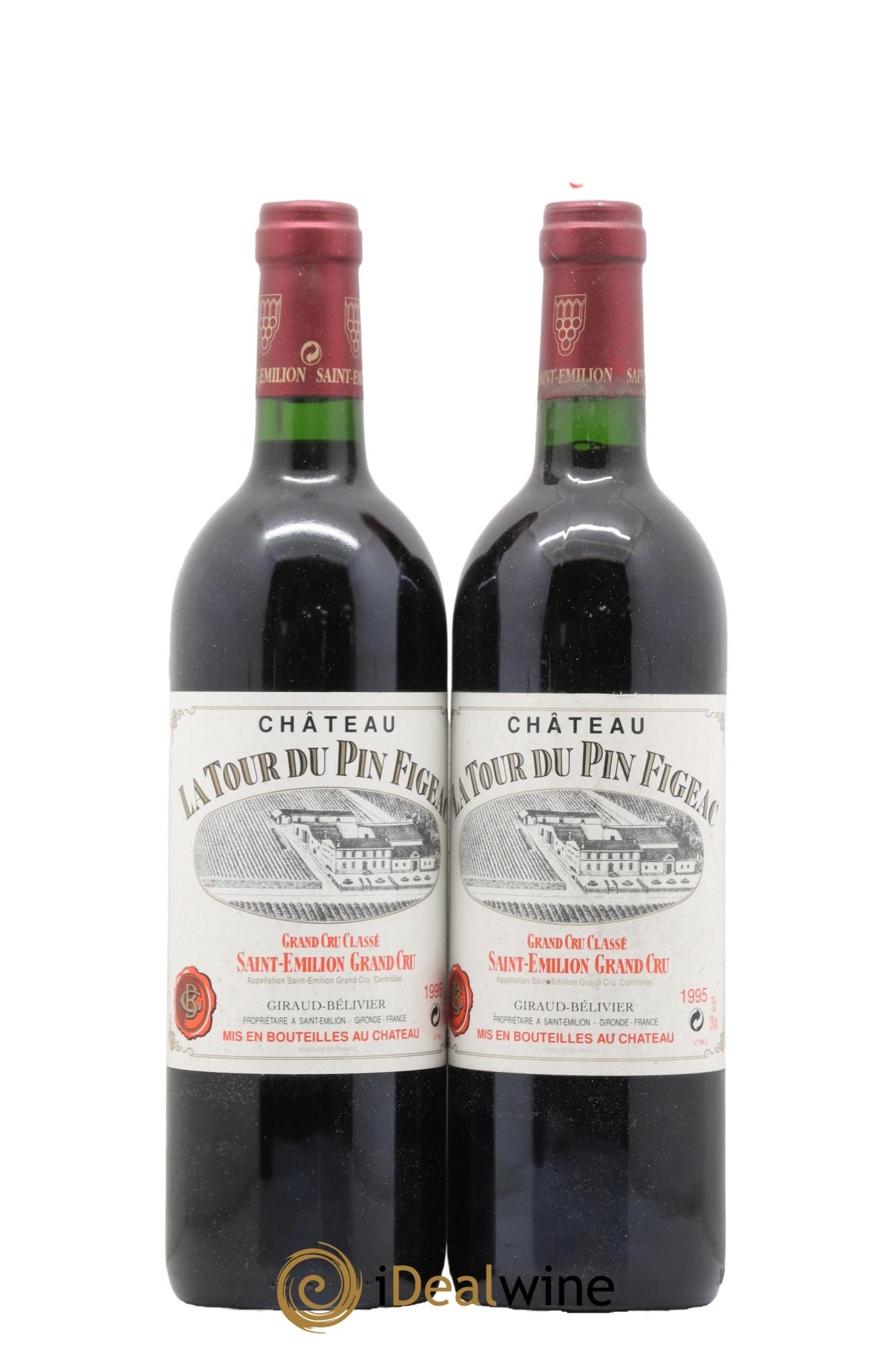 Château la Tour du Pin Figeac 1995 - Lot de 2 bouteilles - 0