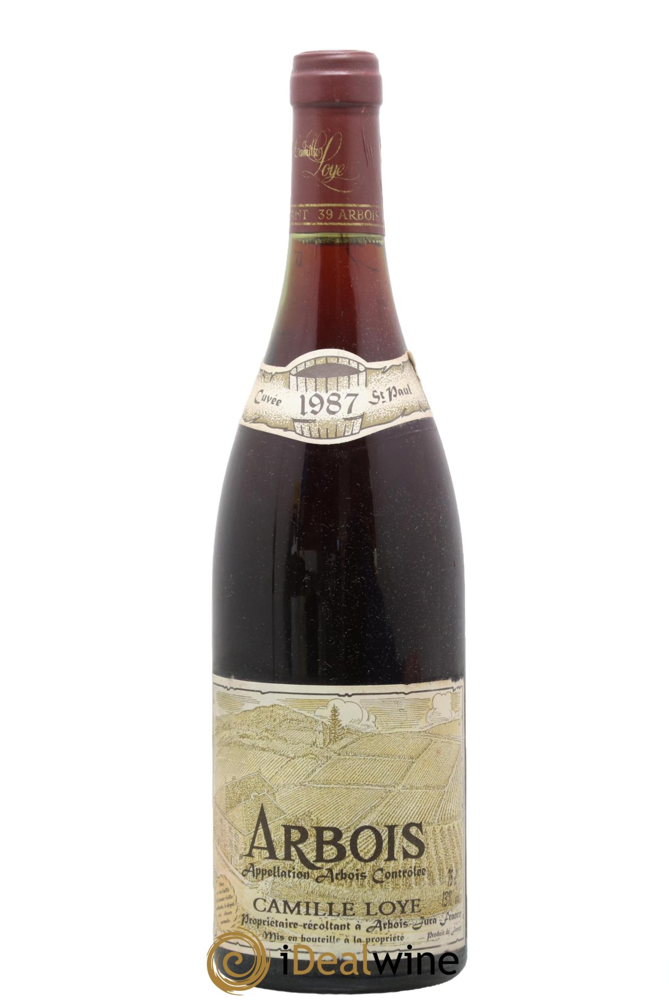 Arbois Trousseau Cuvée St-Paul Camille Loye 1987 - Lot de 1 bouteille - 0