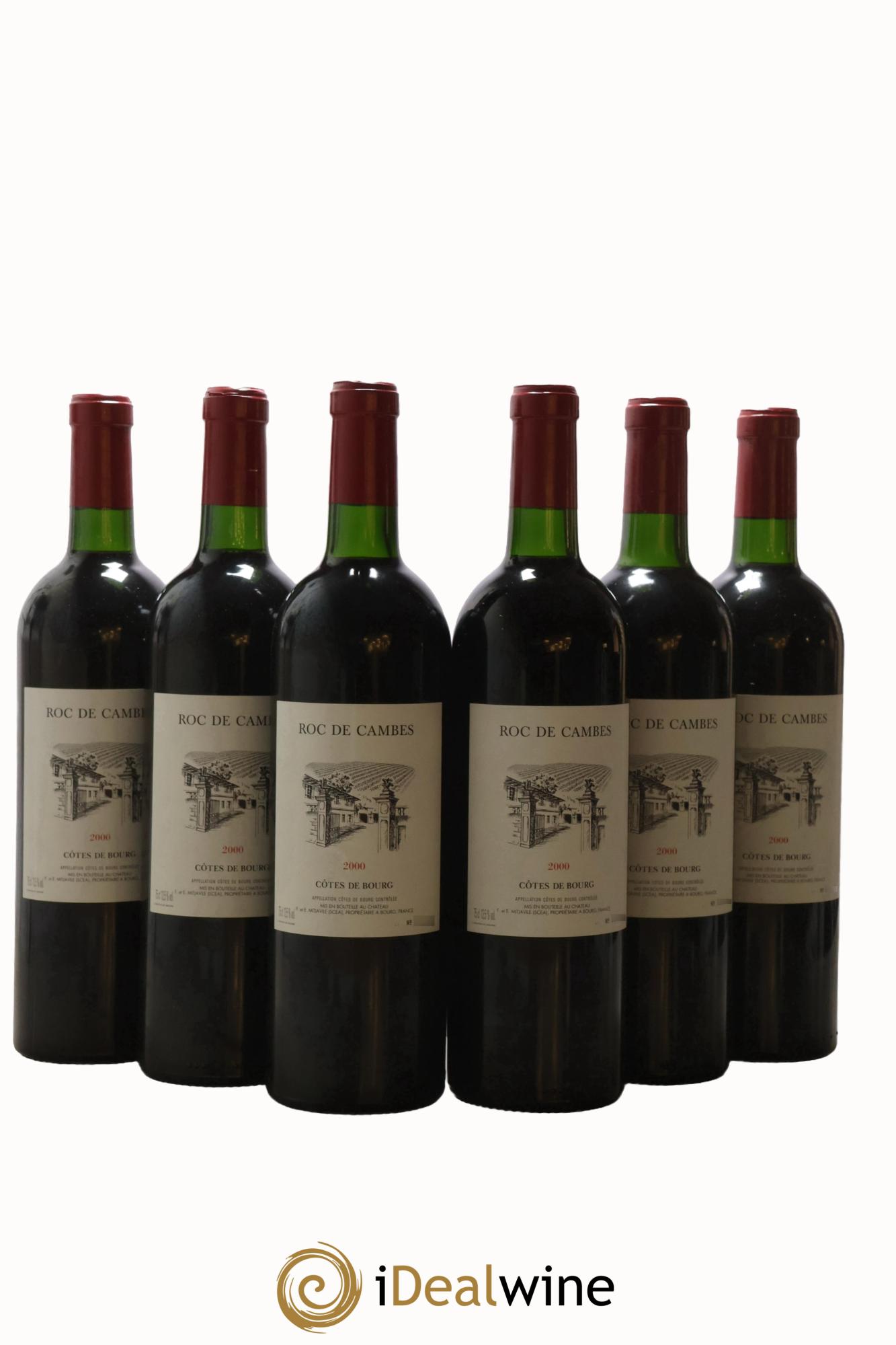 Roc de Cambes 2000 - Lot de 6 bouteilles - 0