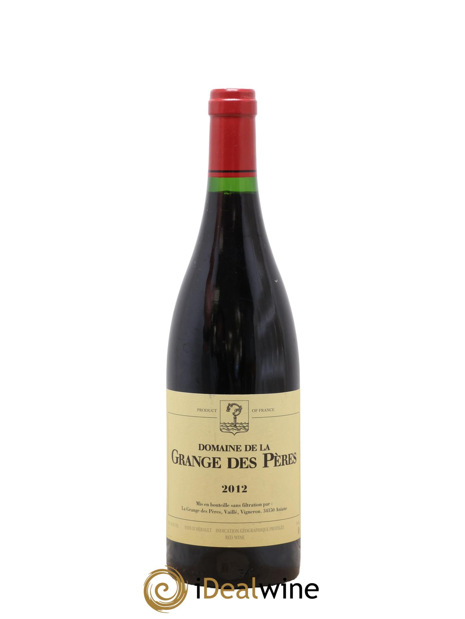 IGP Pays d'Hérault Grange des Pères Laurent Vaillé 2012 - Posten von 1 Flasche - 0