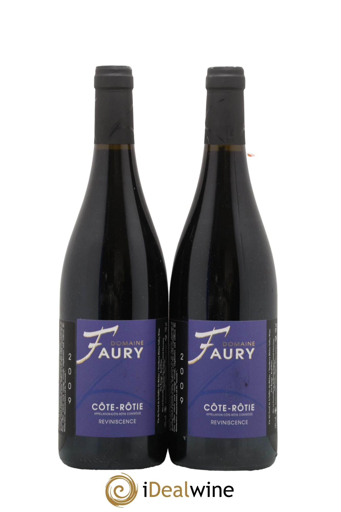 Côte-Rôtie Reviniscence Faury 2009 - Lot of 2 bottles - 0