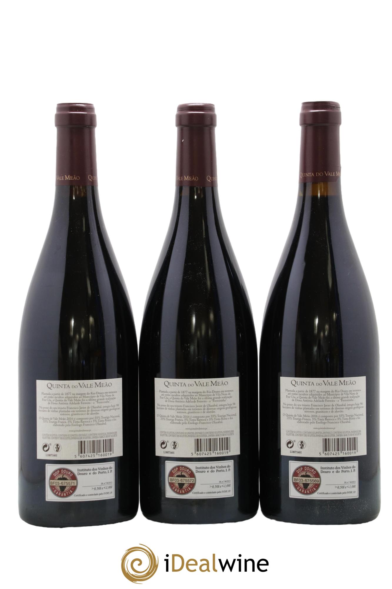 Douro Quinta do Vale Meão 2016 - Lot of 6 bottles - 2