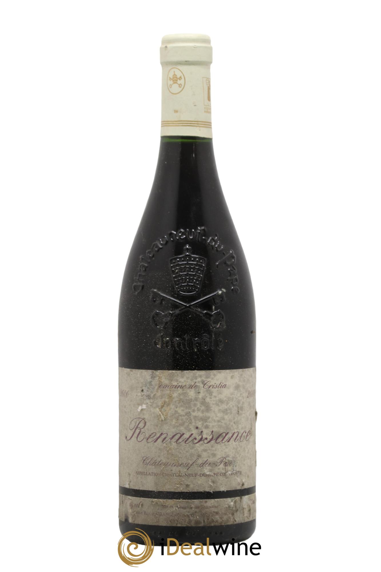 Châteauneuf-du-Pape Renaissance Domaine de Cristia 2000 - Lot de 1 bouteille - 0