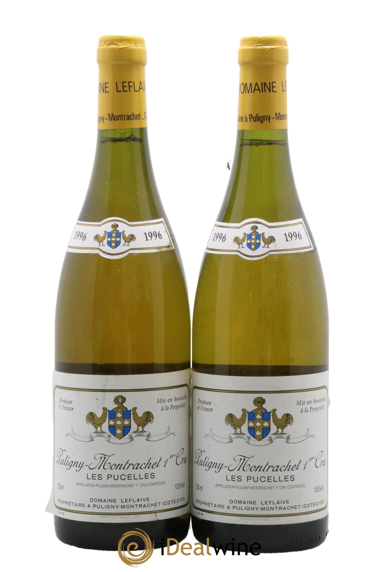 Puligny-Montrachet 1er Cru Les Pucelles Leflaive (Domaine) 1996 - Lot de 2 bouteilles - 0
