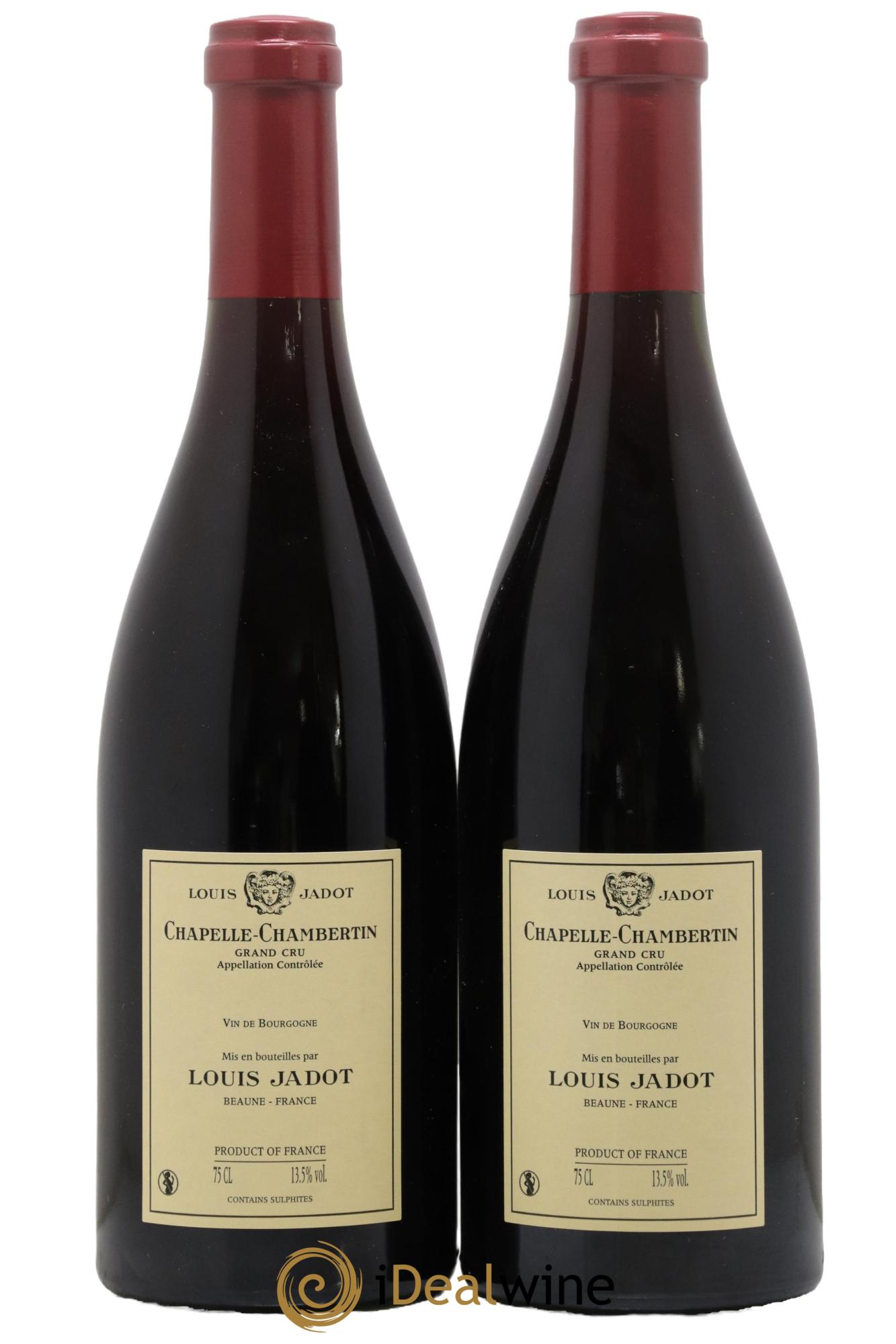 Chapelle-Chambertin Grand Cru Maison Louis Jadot 2016 - Lot de 2 bouteilles - 1