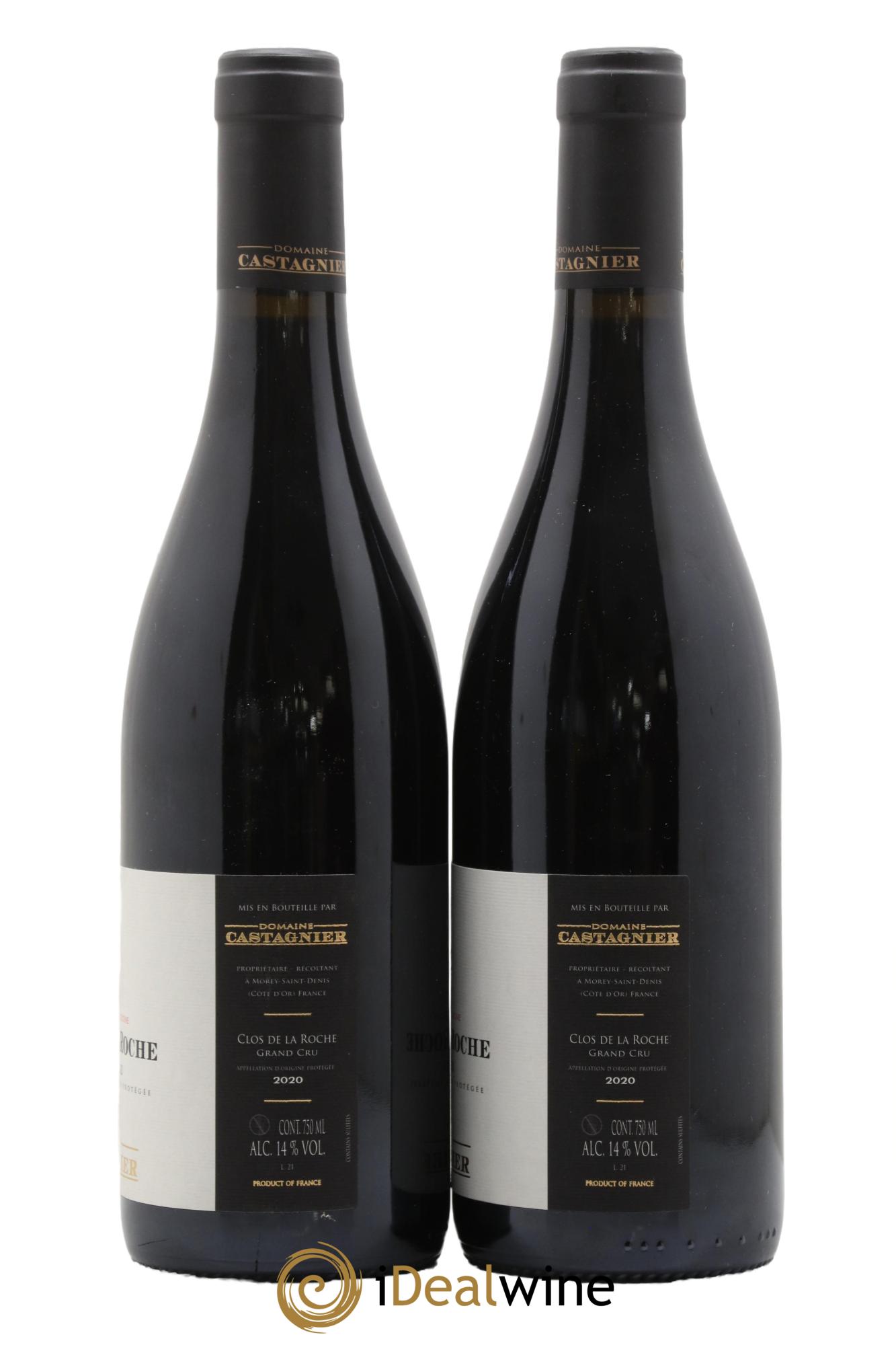 Clos de la Roche Grand Cru Castagnier (Domaine) 2020 - Lotto di 2 bottiglie - 1