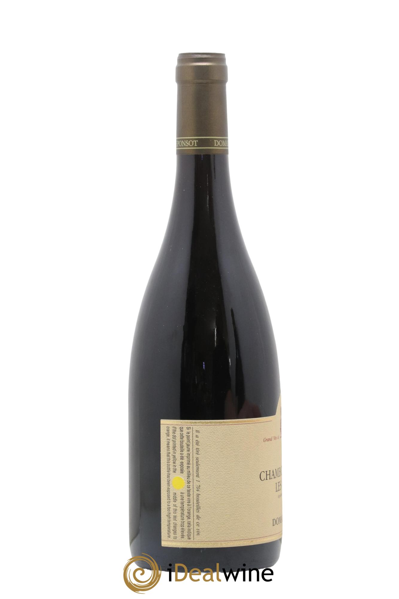 Chambolle-Musigny 1er Cru Les Charmes Ponsot (Domaine) 2012 - Lot de 1 bouteille - 1