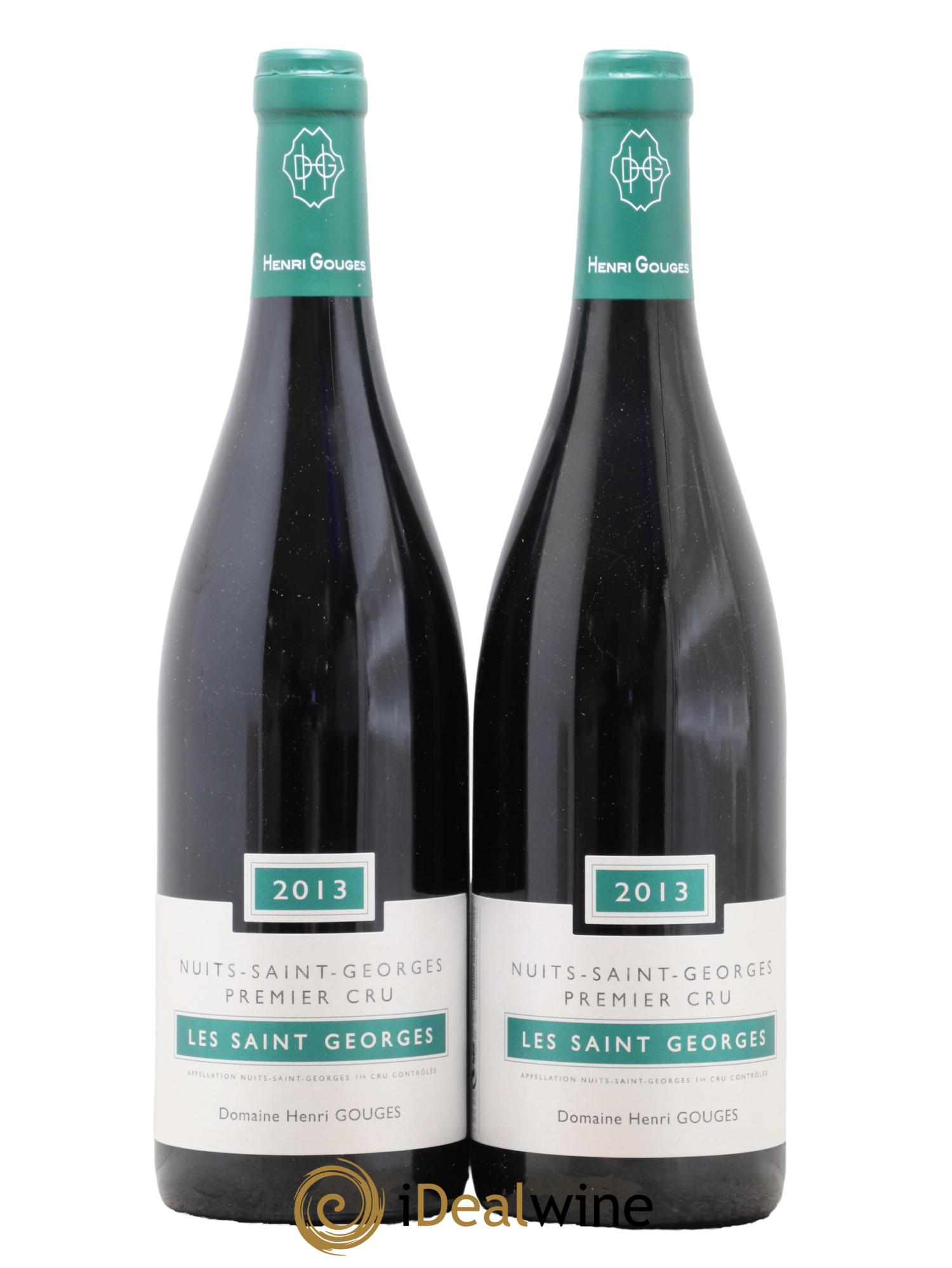 Nuits-Saint-Georges 1er Cru Les Saints Georges Henri Gouges 2013 - Posten von 2 Flaschen - 0