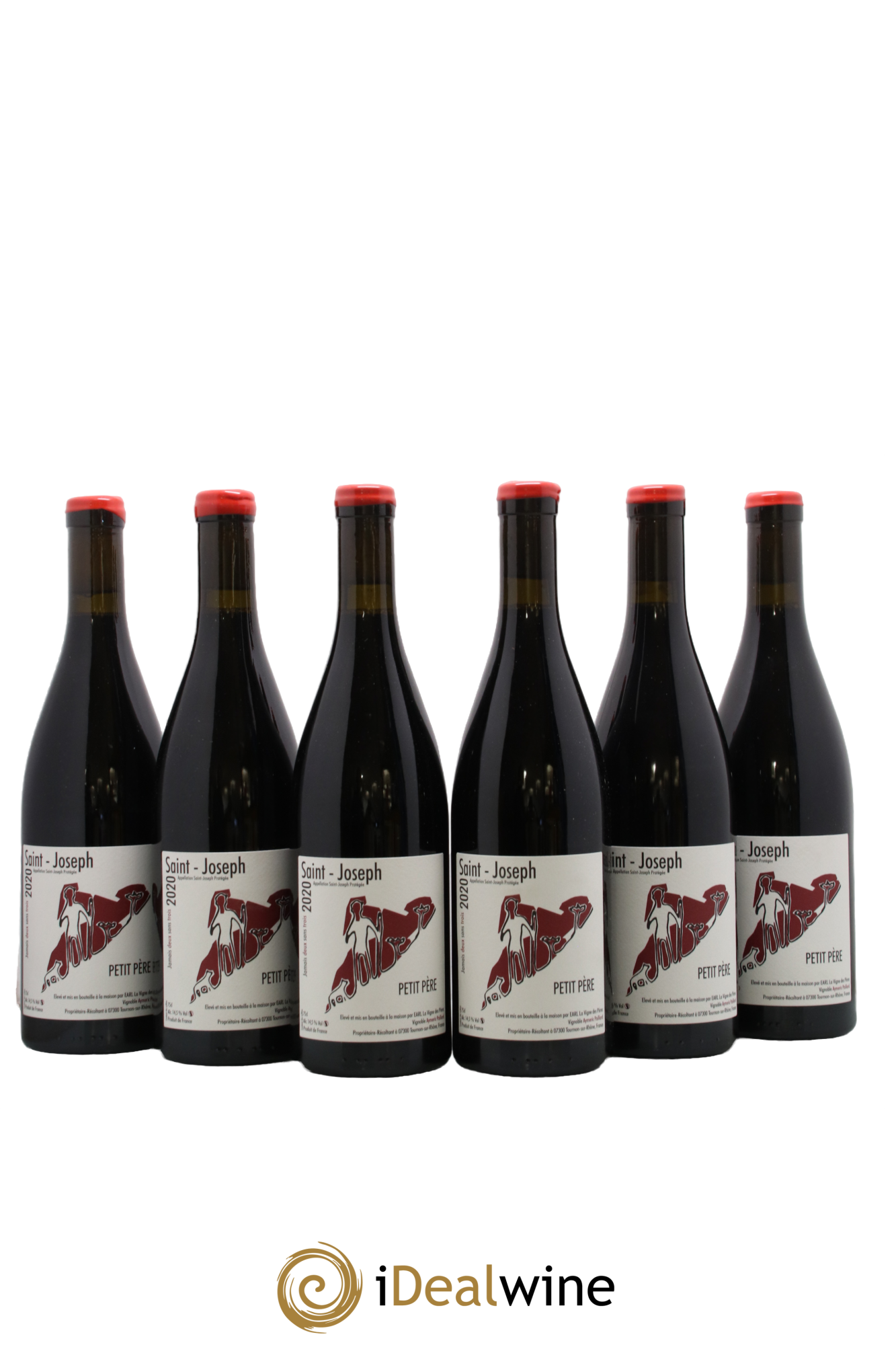 Saint-Joseph Petit Pere La Vigne des Peres 2020 - Lot of 6 bottles - 0