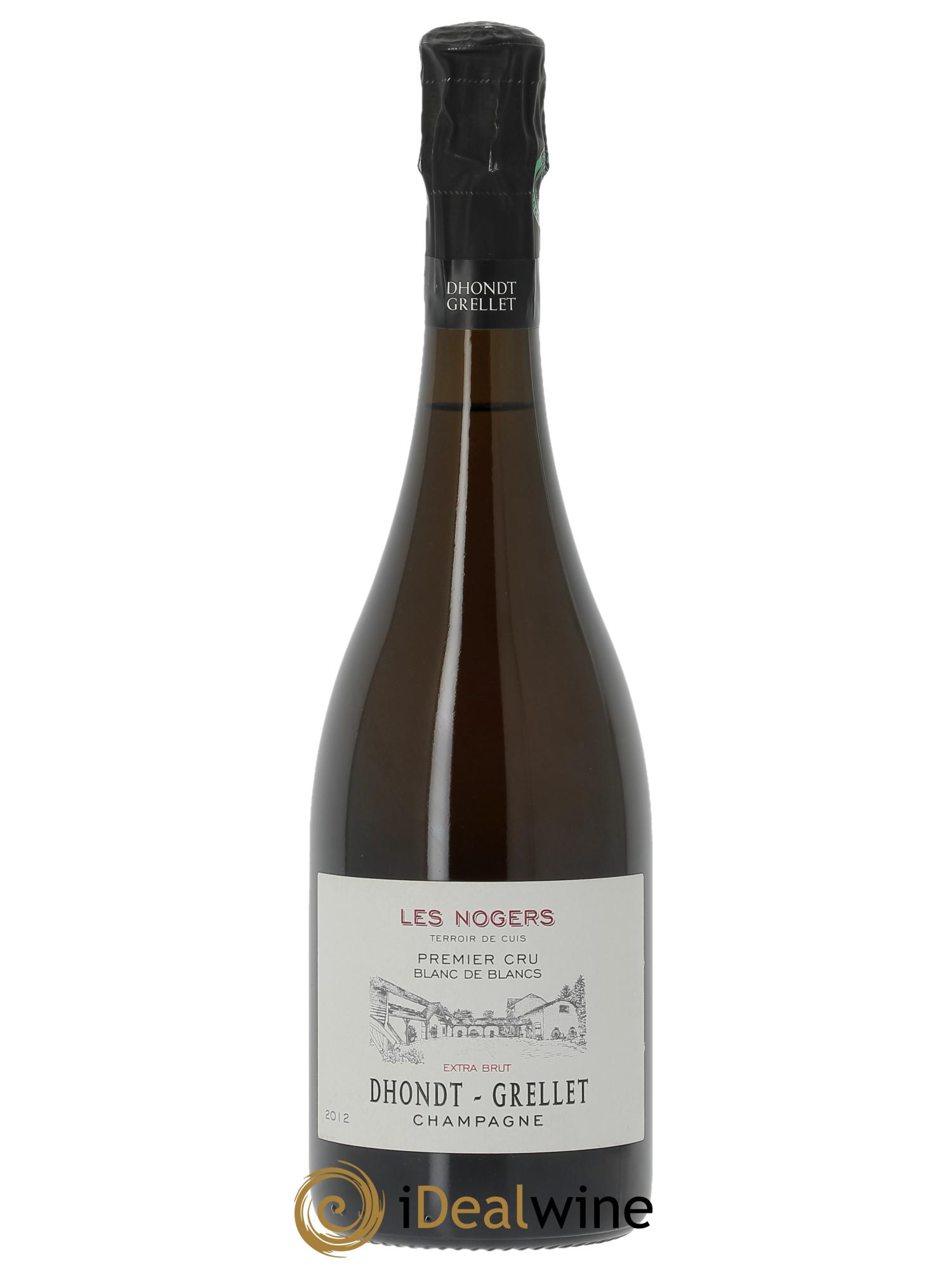 Les Nogers-Premier cru Blanc de Blancs Dhondt Grellet 2012 - Lot de 1 bouteille - 0