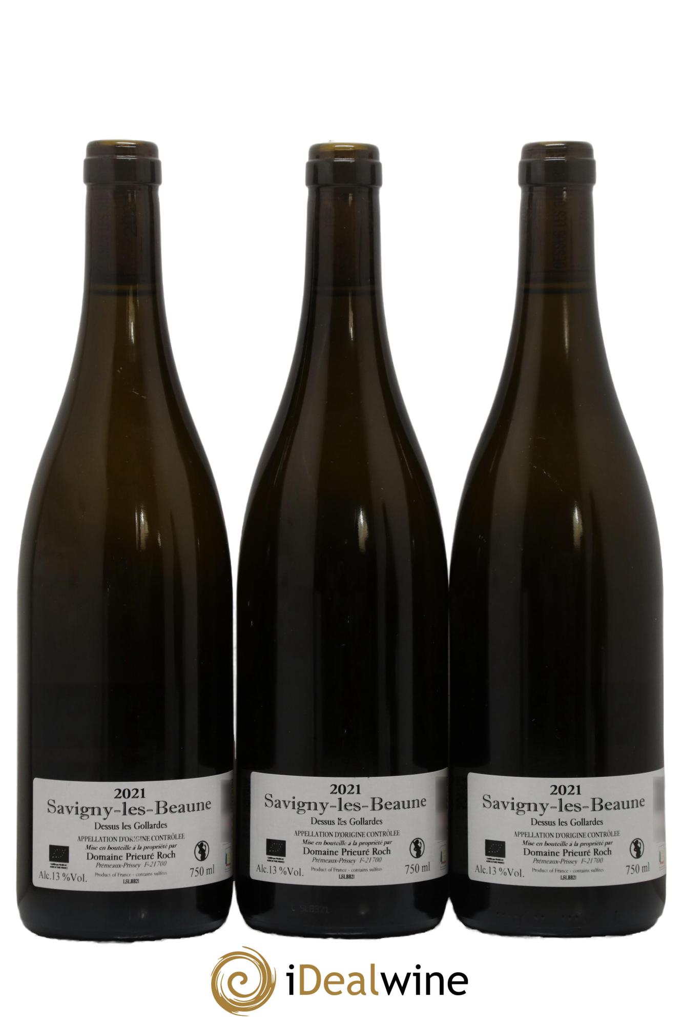 Savigny-lès-Beaune Dessus Les Gollardes Prieuré Roch 2021 - Lot de 3 bouteilles - 1