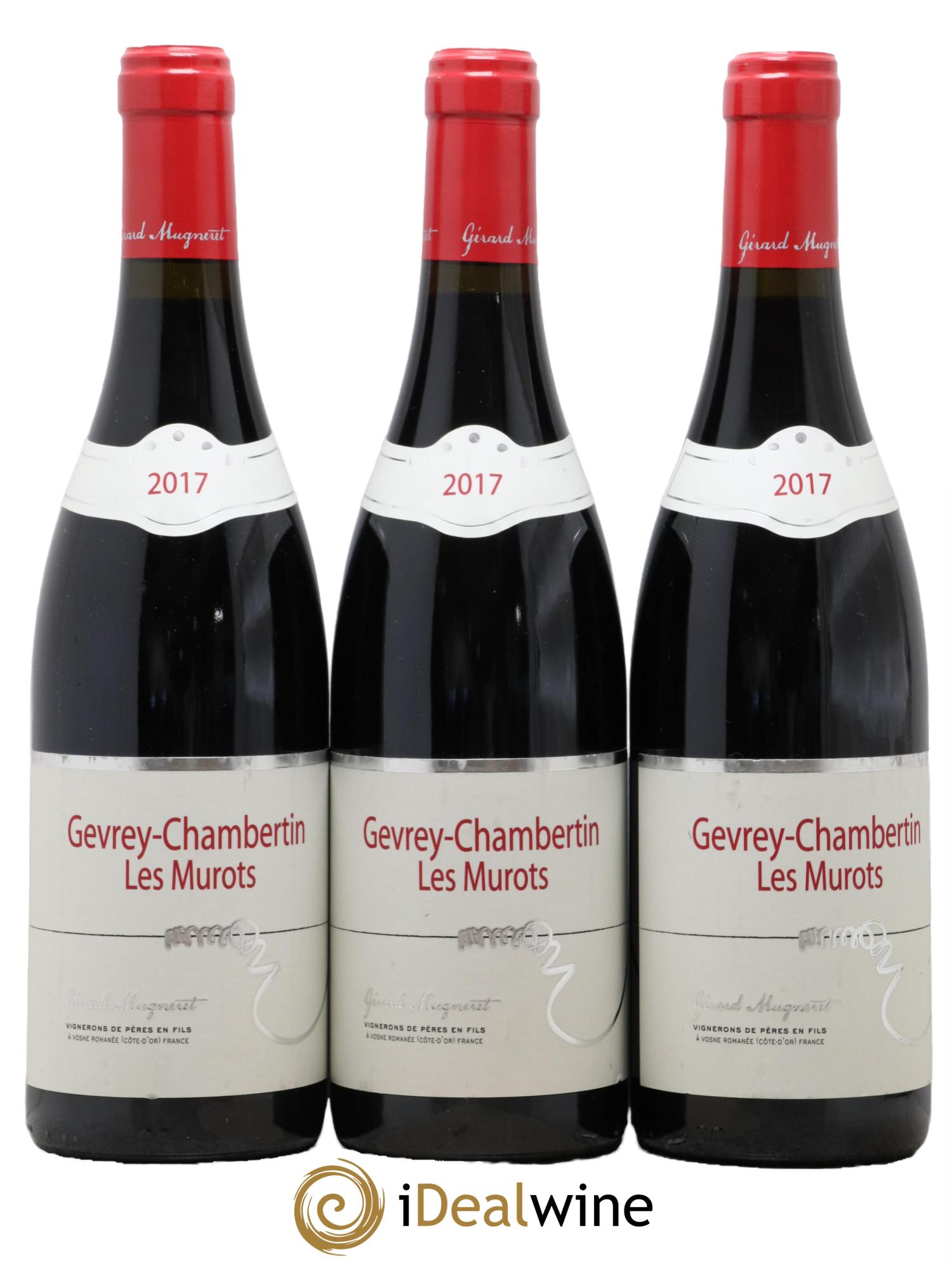 Gevrey-Chambertin Les Murots Domaine Gérard Mugneret 2017 - Lot de 3 bouteilles - 0