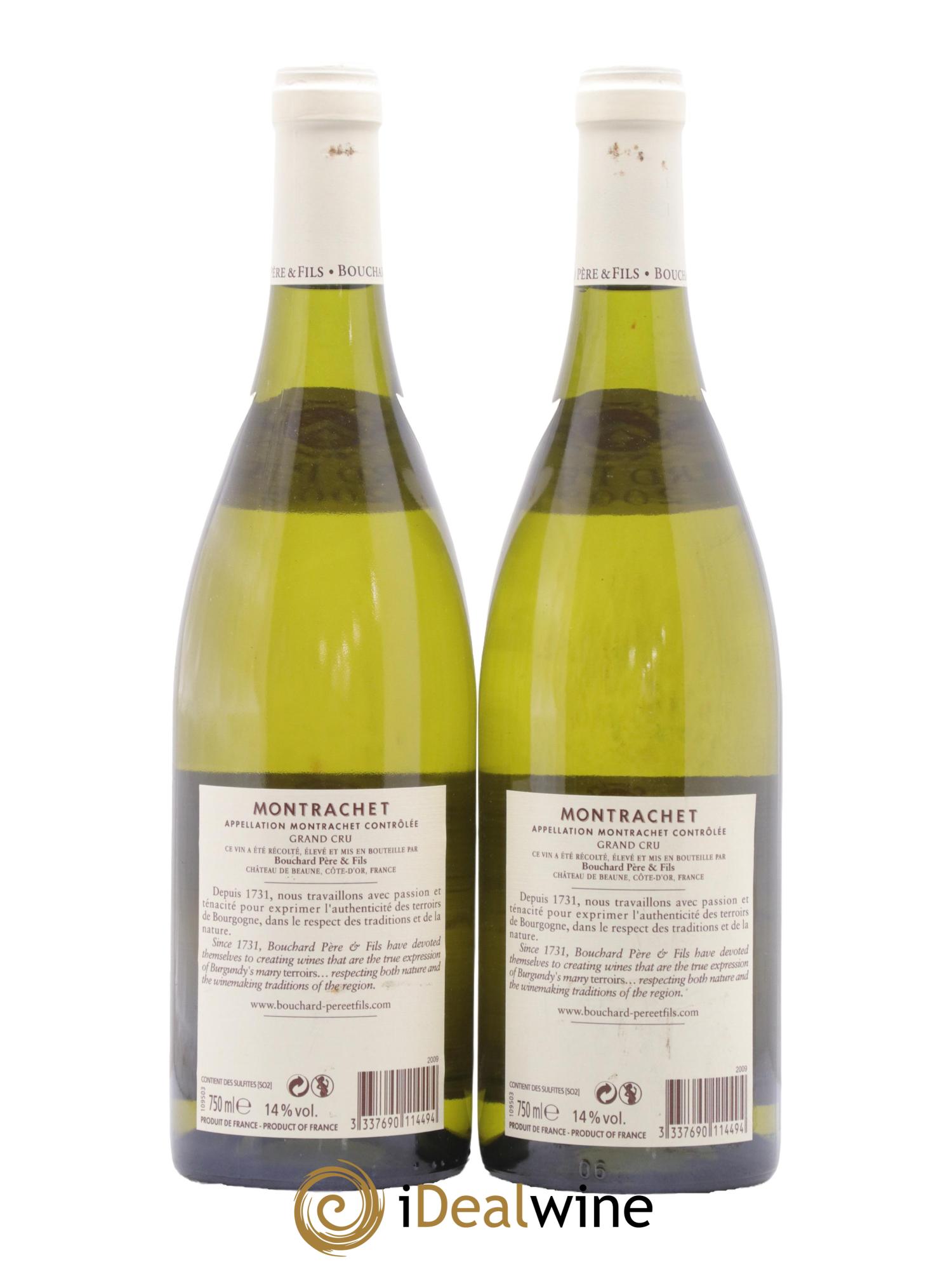 Montrachet Grand Cru Bouchard Père & Fils 2009 - Lot of 2 bottles - 1