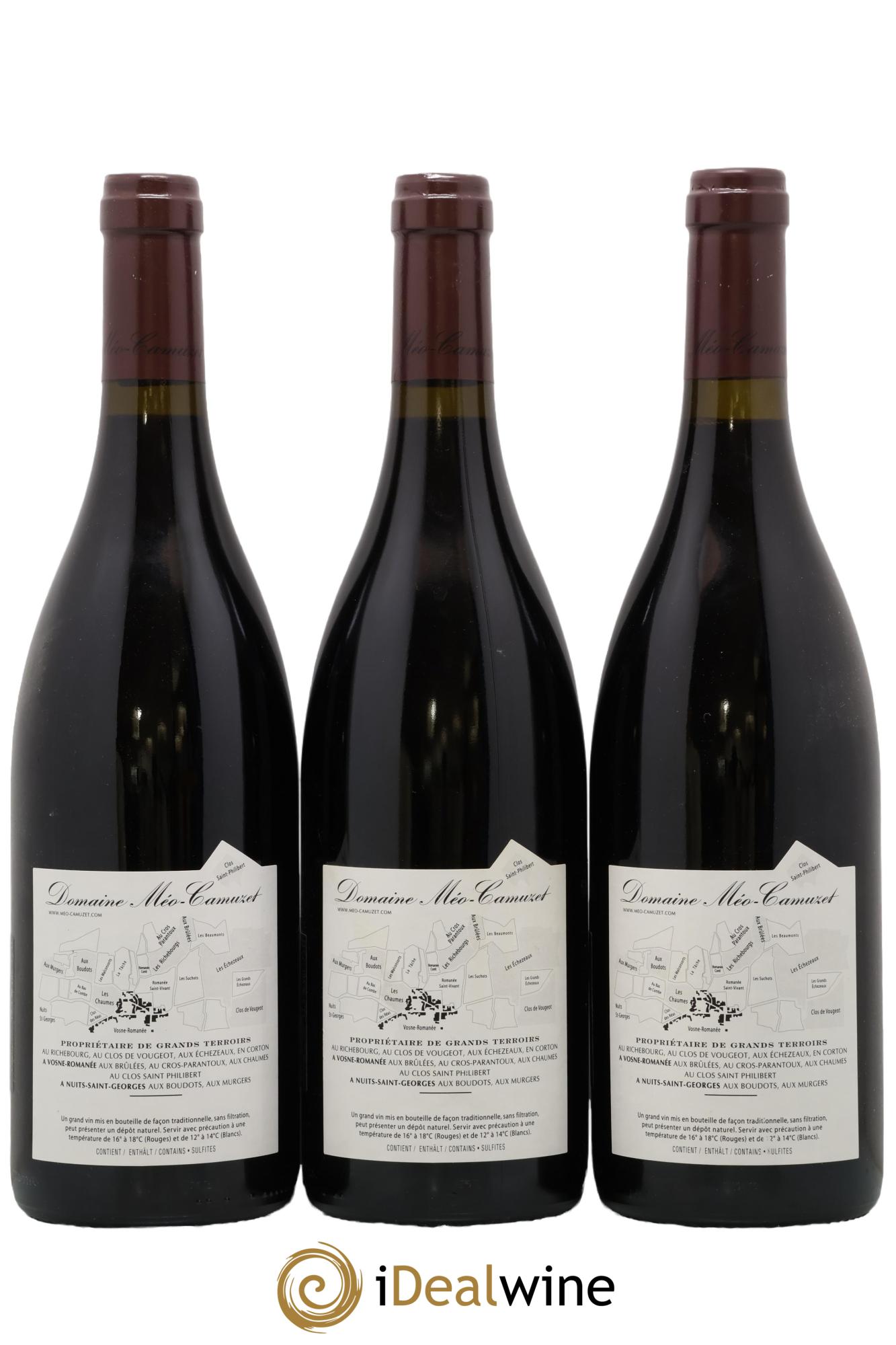 Vosne-Romanée 1er Cru Les Chaumes Méo-Camuzet (Domaine) 2016 - Lot of 3 bottles - 1