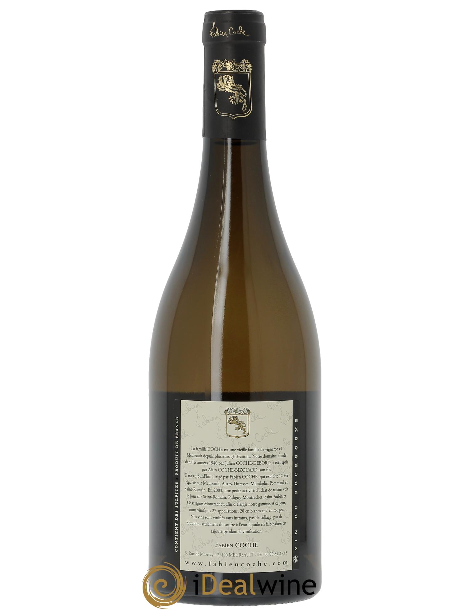 Puligny-Montrachet 1er Cru Les Folatières Fabien Coche  2024 - Lot de 1 bouteille - 1