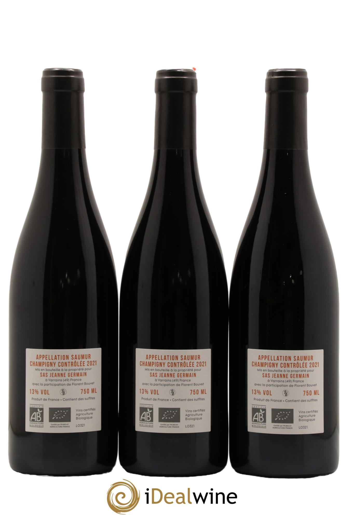 Saumur-Champigny La Foulee Jeanne Germain 2021 - Lot de 3 bouteilles - 1