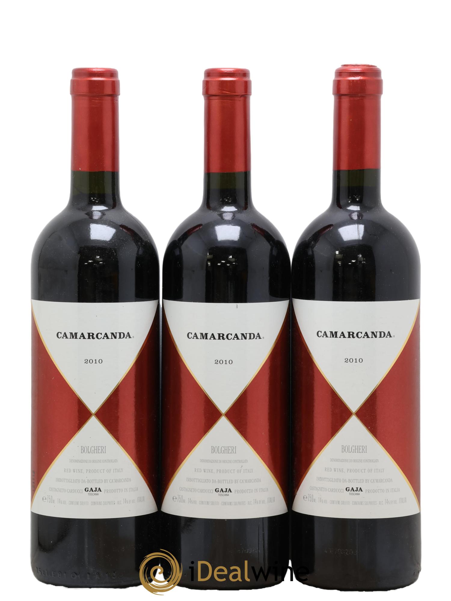 Bolgheri DOC Ca'marcanda Angelo Gaja 2010 - Lot of 3 bottles - 0