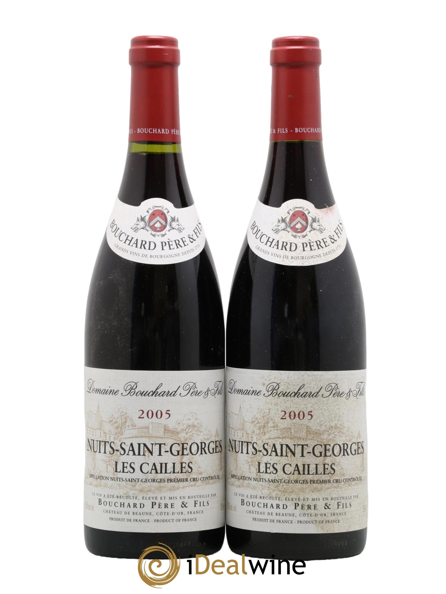 Nuits-Saint-Georges 1er Cru Les Cailles Bouchard Père & Fils 2005 - Lot de 2 bouteilles - 0