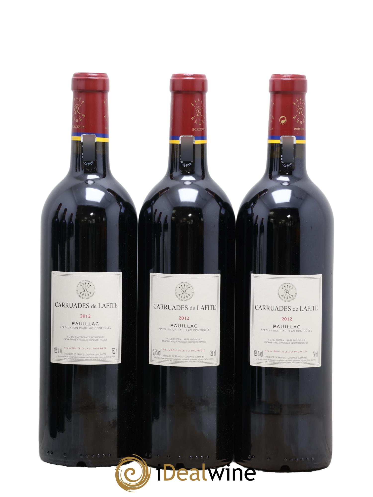 Carruades de Lafite Rothschild Second Vin 2012 - Lotto di 6 bottiglie - 2