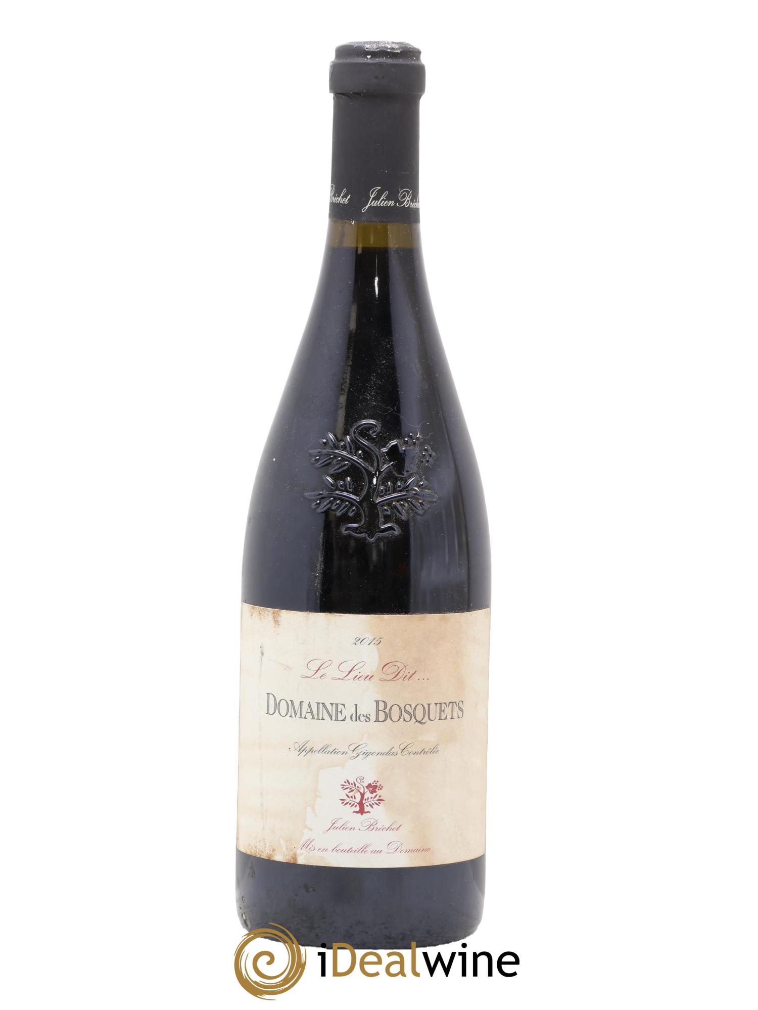 Gigondas Le Lieu Dit Des Bosquets 2015 - Lot of 1 bottle - 0