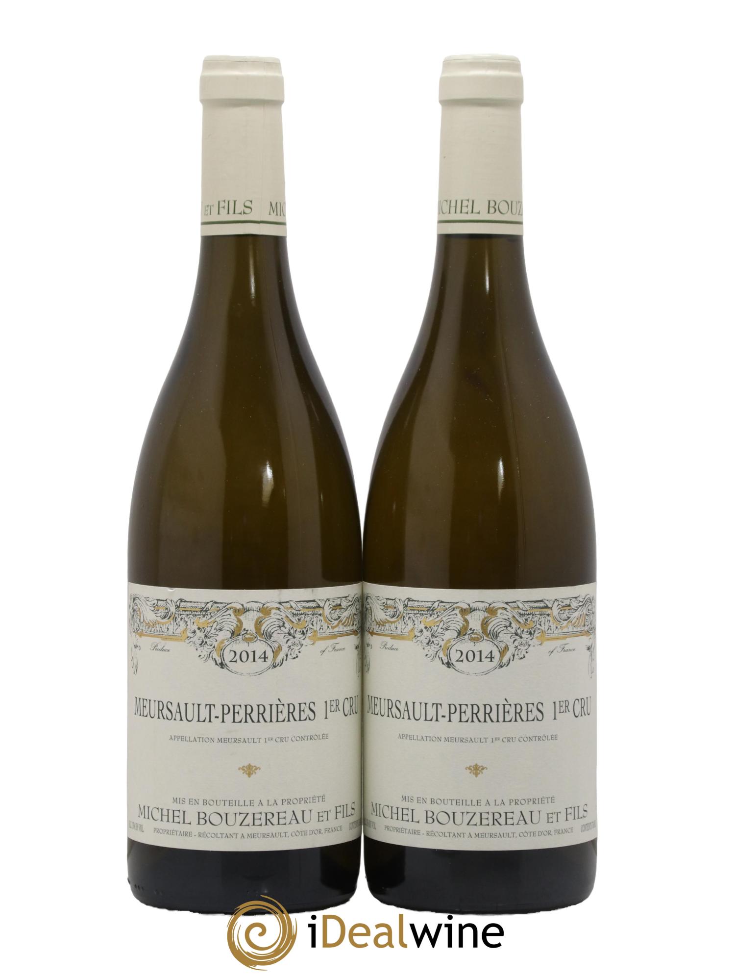 Meursault 1er Cru Perrières Michel Bouzereau et Fils (Domaine) 2014 - Lot de 2 bouteilles - 0