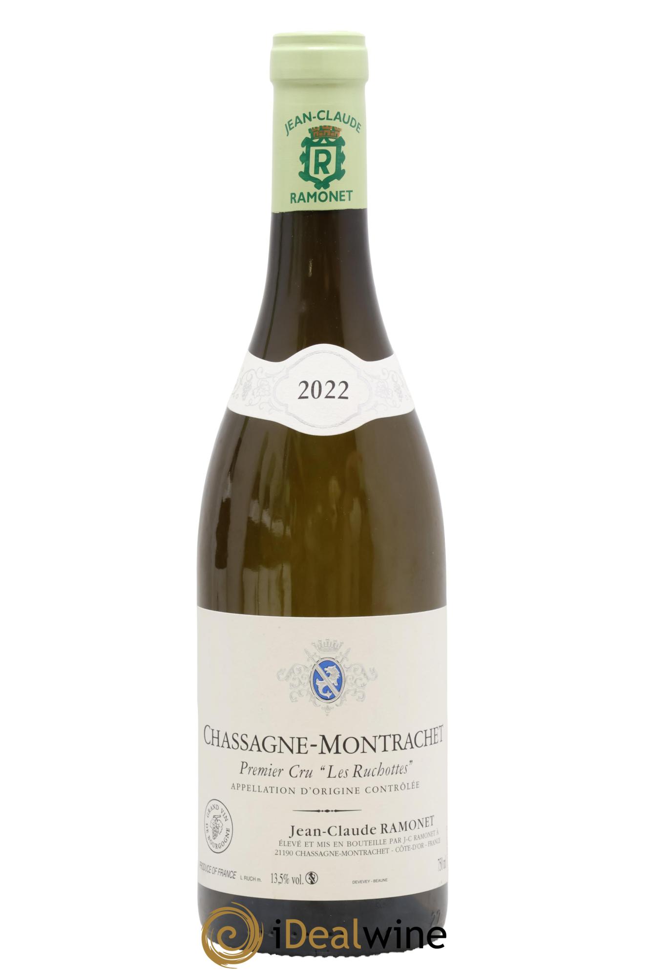 Chassagne-Montrachet 1er Cru Les Ruchottes Ramonet (Domaine) 2022 - Lot de 1 bouteille - 0