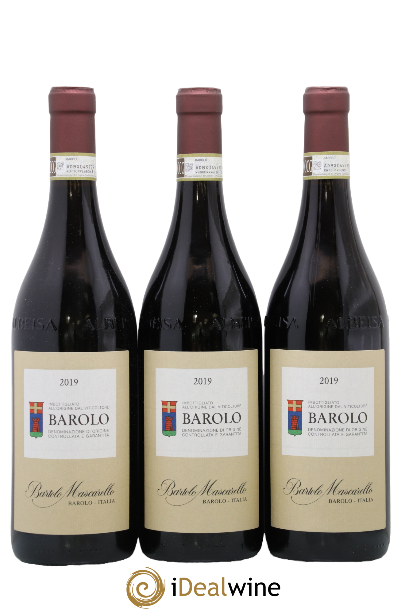 Barolo DOCG Bartolo Mascarello 2019 - Lot de 3 bouteilles - 0