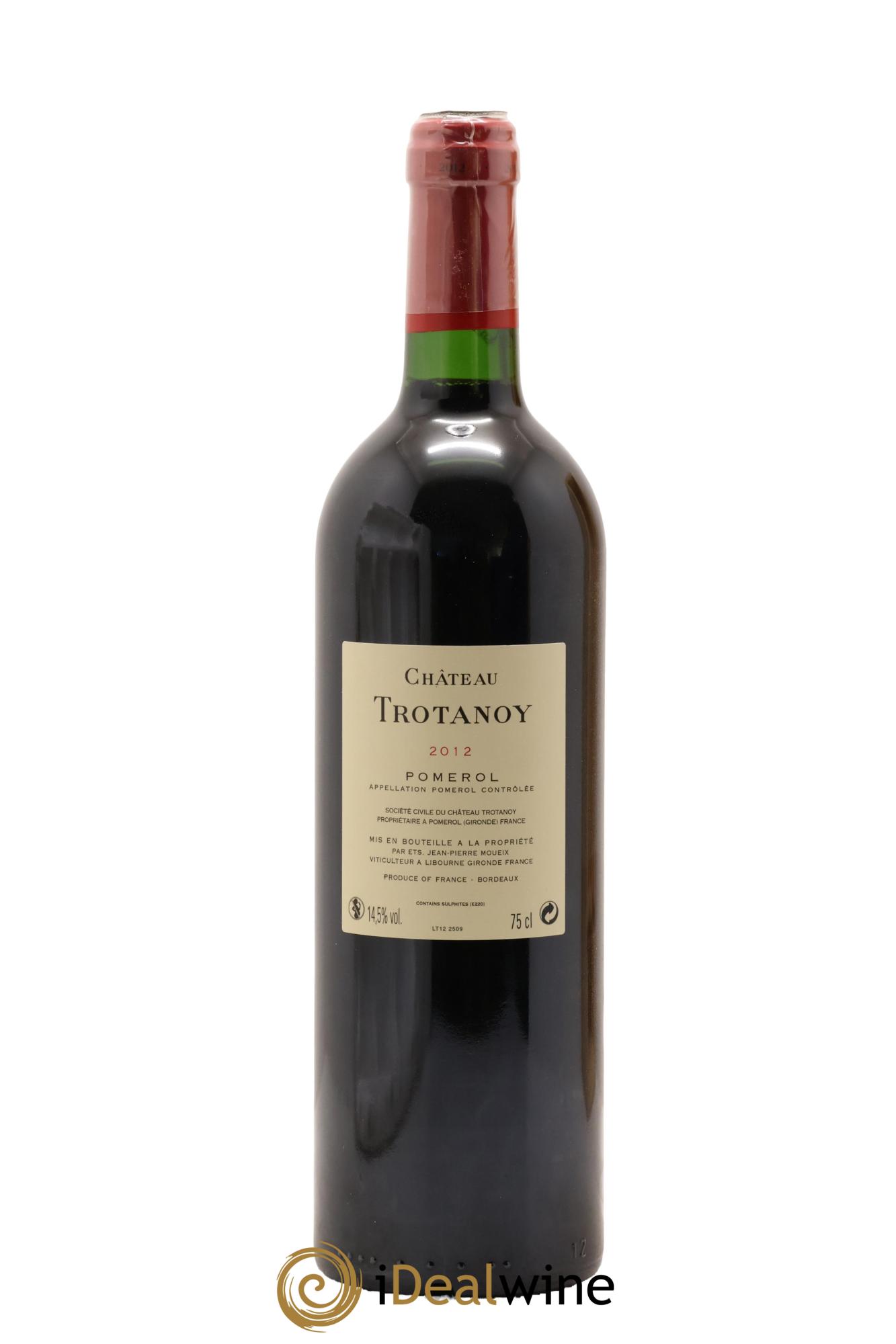 Château Trotanoy 2012 - Lot de 1 bouteille - 2