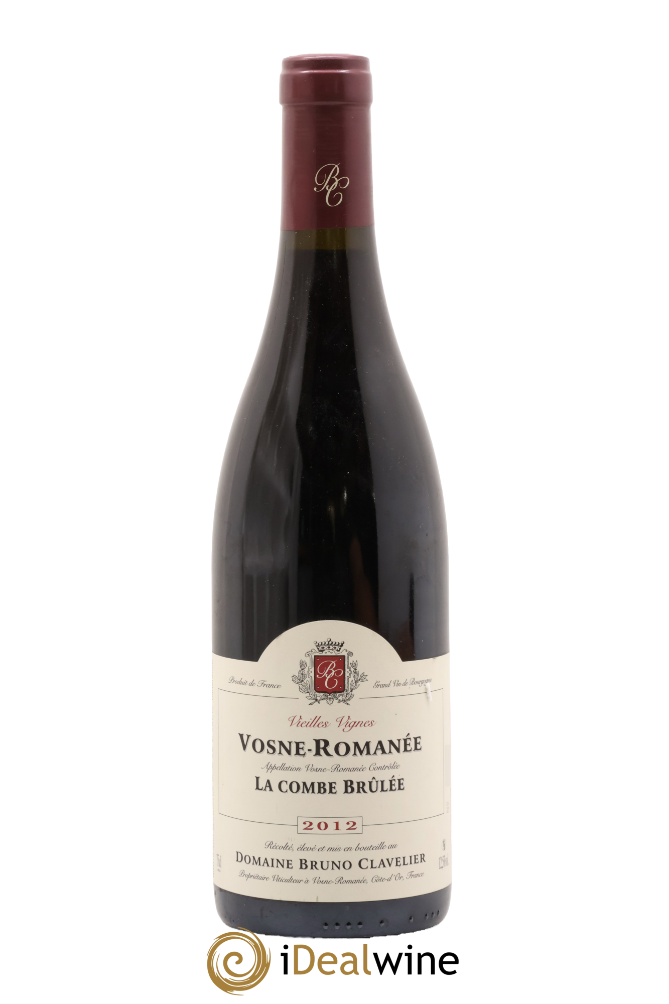 Vosne-Romanée Vieilles vignes La Combe Brûlée Bruno Clavelier 2012 - Lot de 1 bouteille - 0