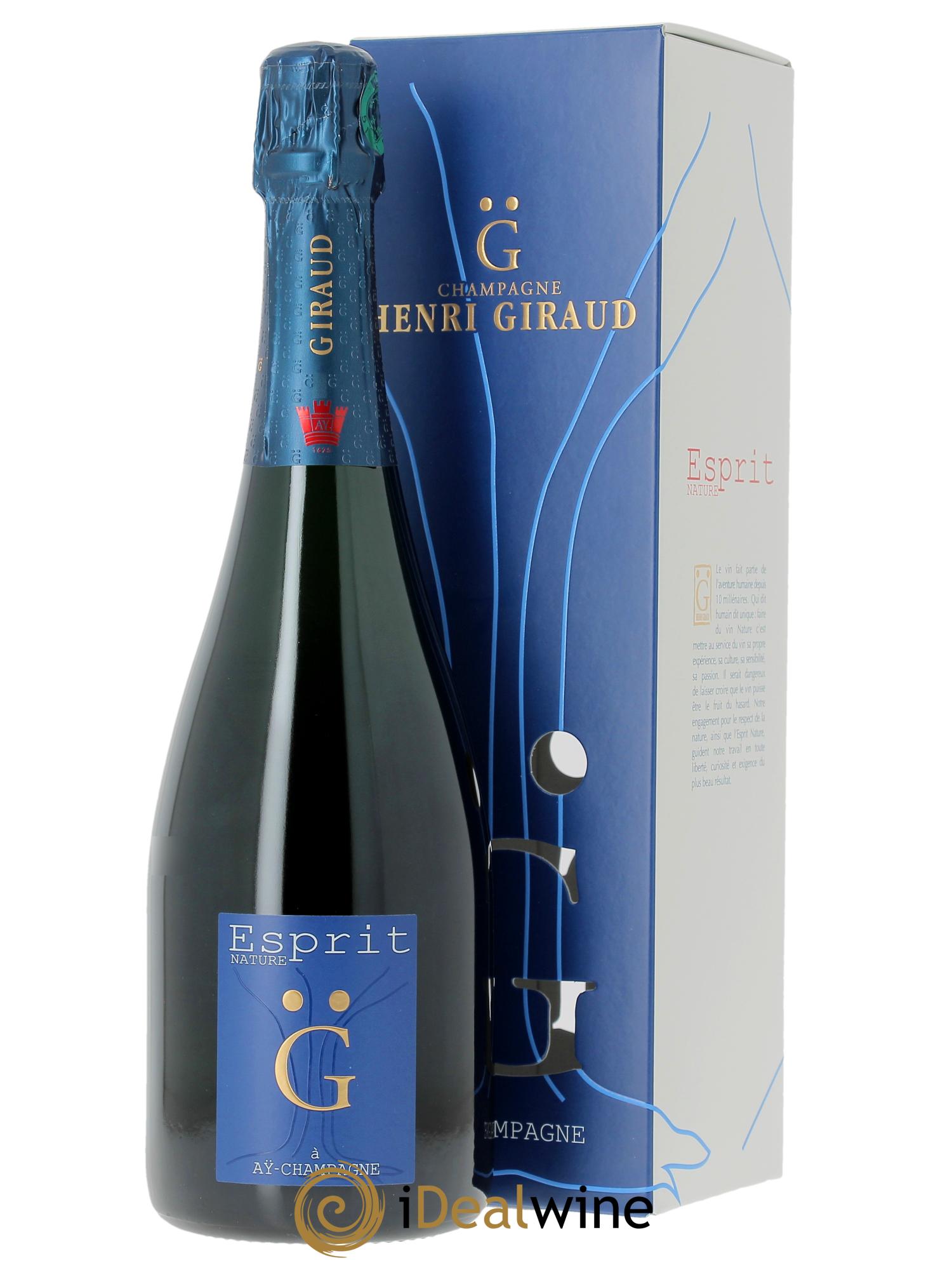 Esprit Nature Brut Nature Henri Giraud - Lot of 1 bottle - 0