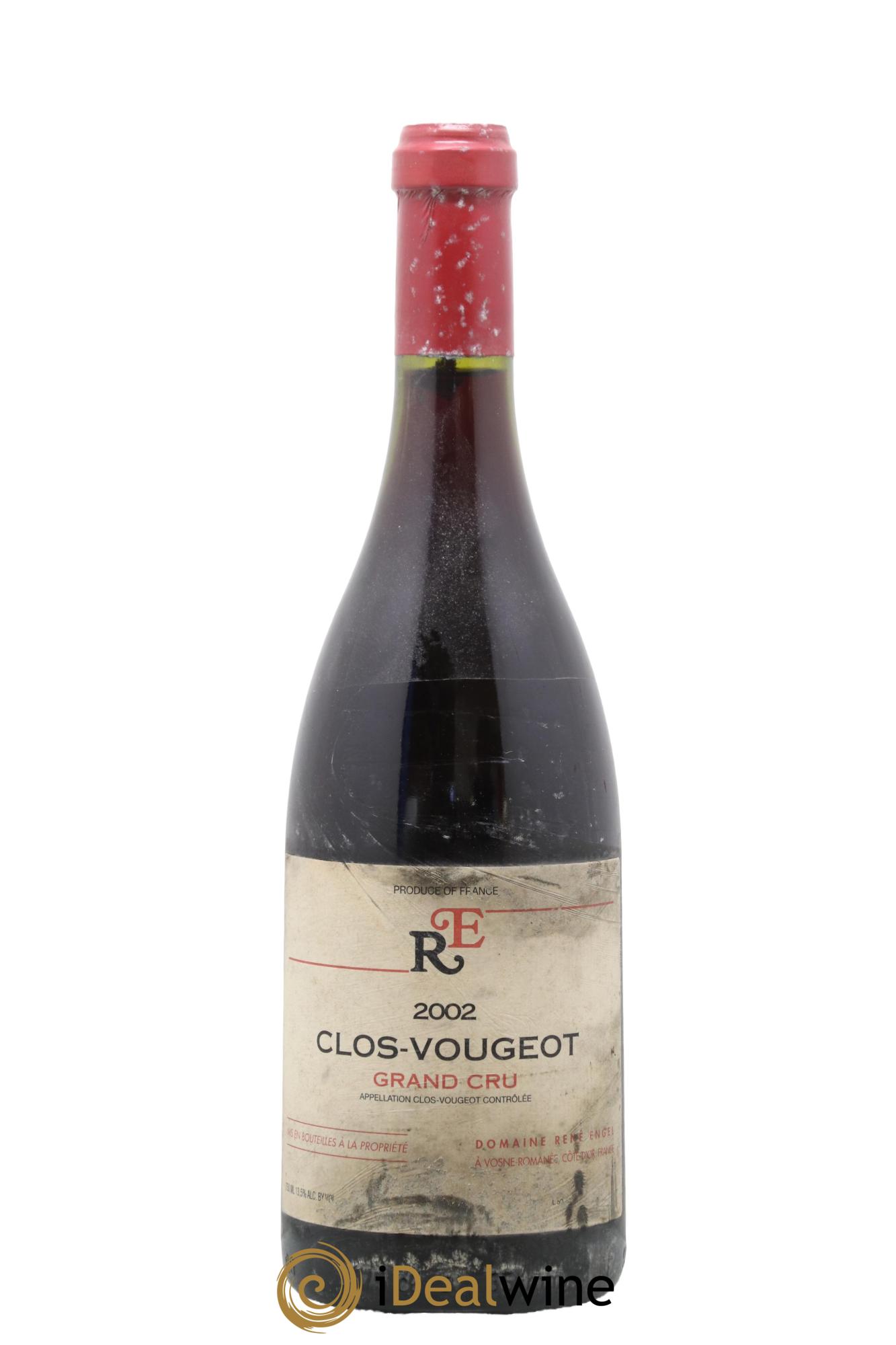 Clos de Vougeot Grand Cru Domaine René Engel - Domaine Eugénie 2002 - Lot de 1 bouteille - 0