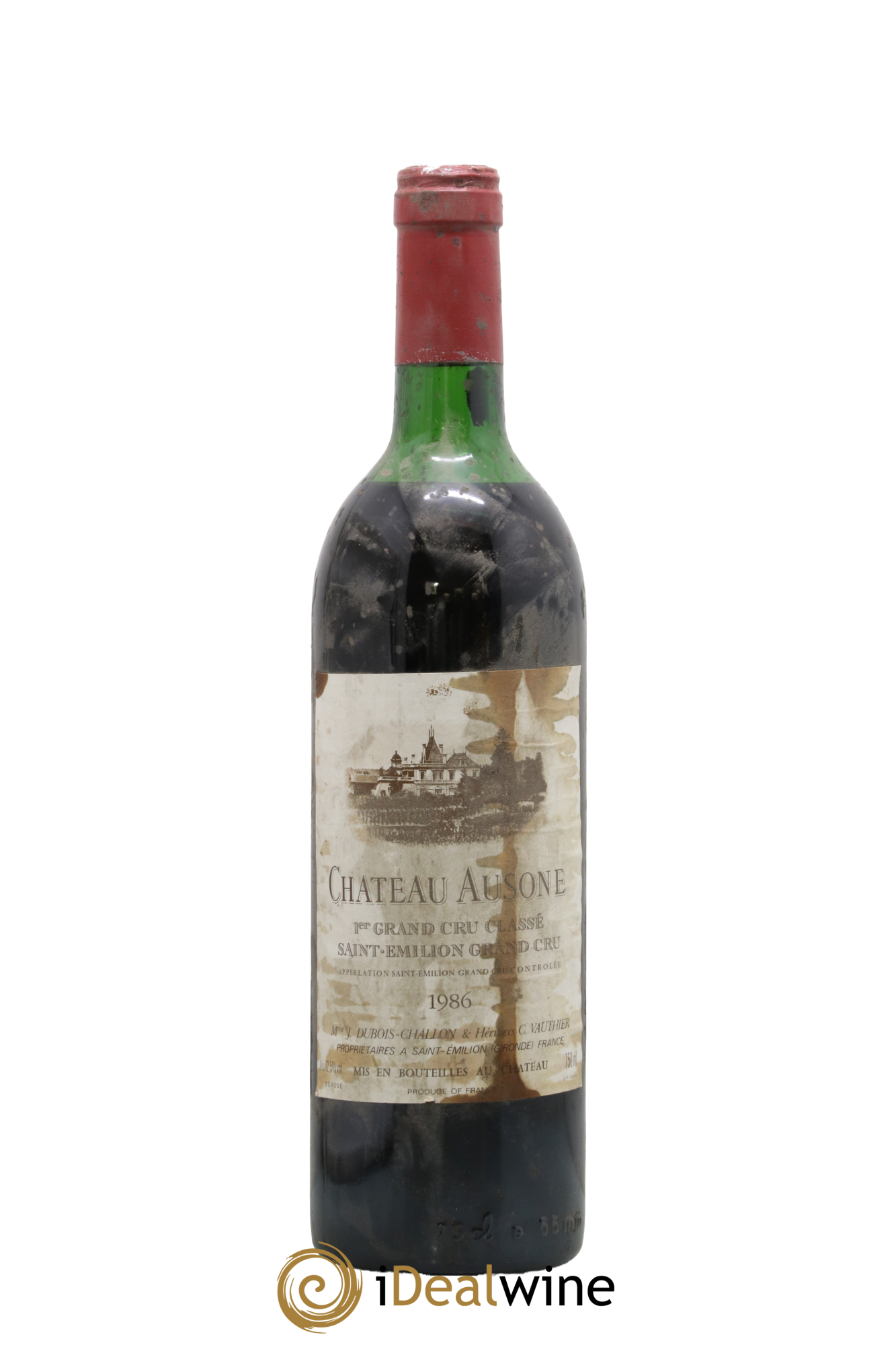 Château Ausone 1er Grand Cru Classé A 1986 - Lot de 1 bouteille - 0