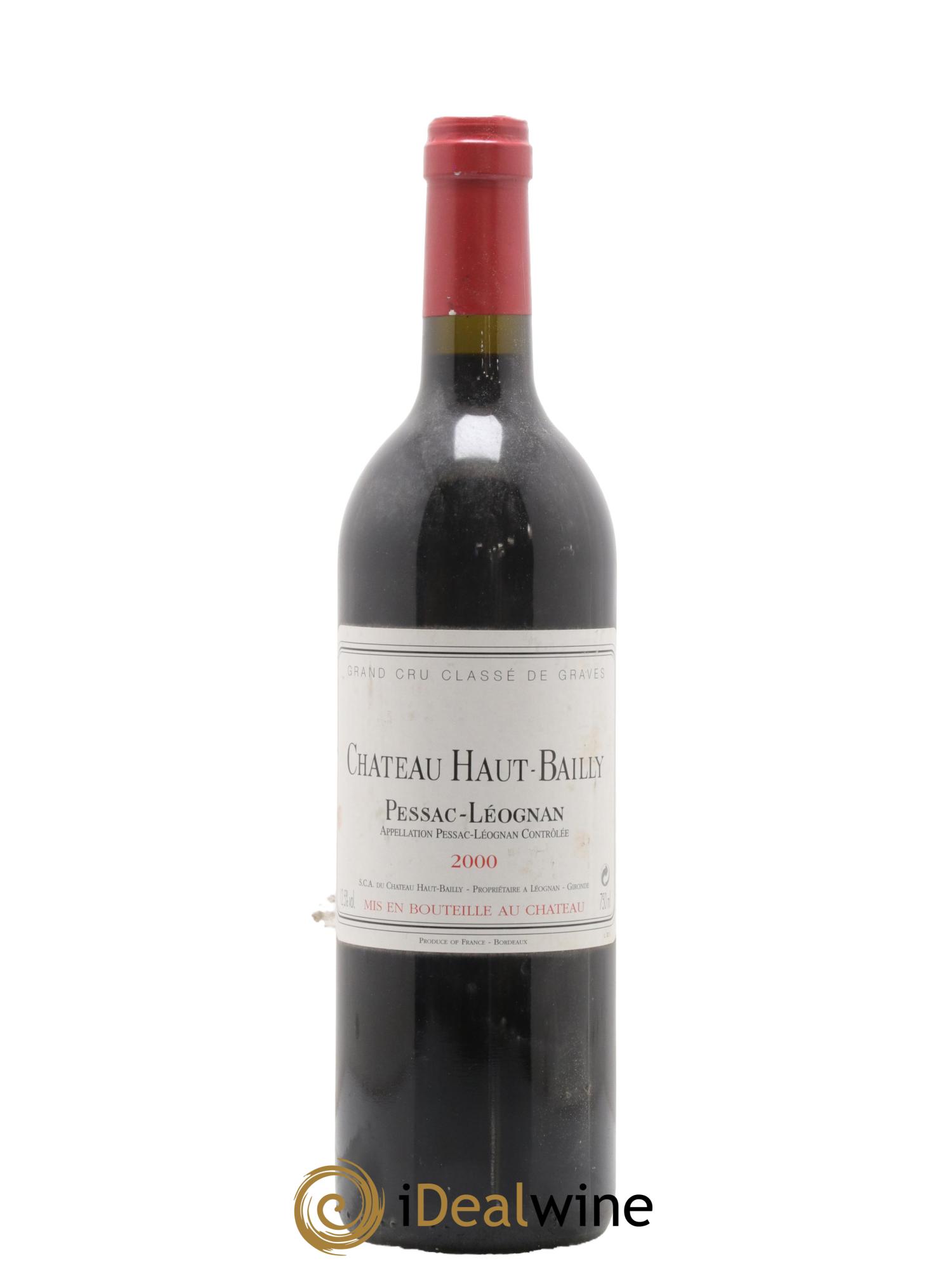 Château Haut-Bailly Cru Classé de Graves 2000 - Lot de 1 bouteille - 0