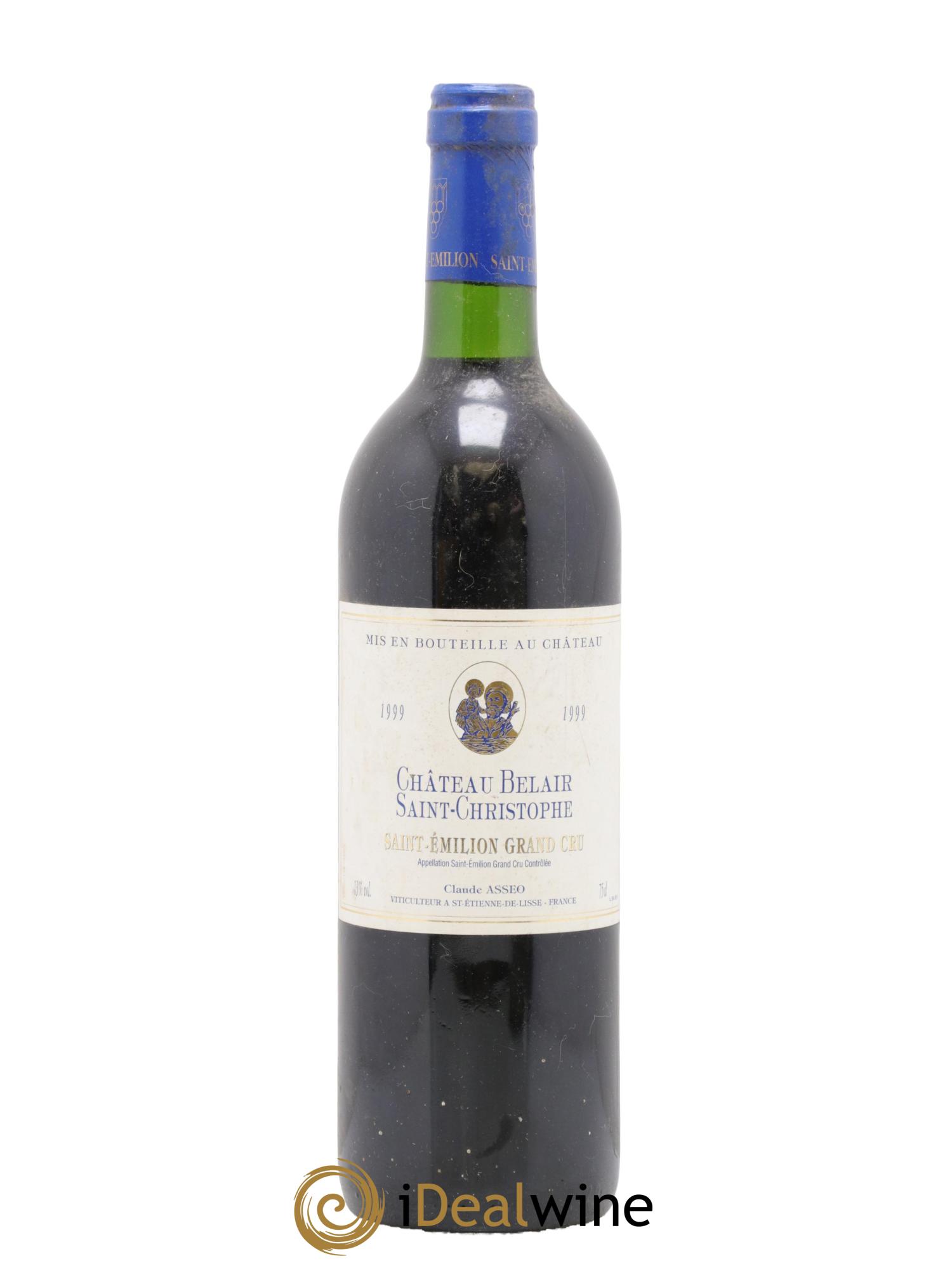 Saint-Émilion Grand Cru Château Belair Saint-Christophe 1999 - Lot of 1 bottle - 0