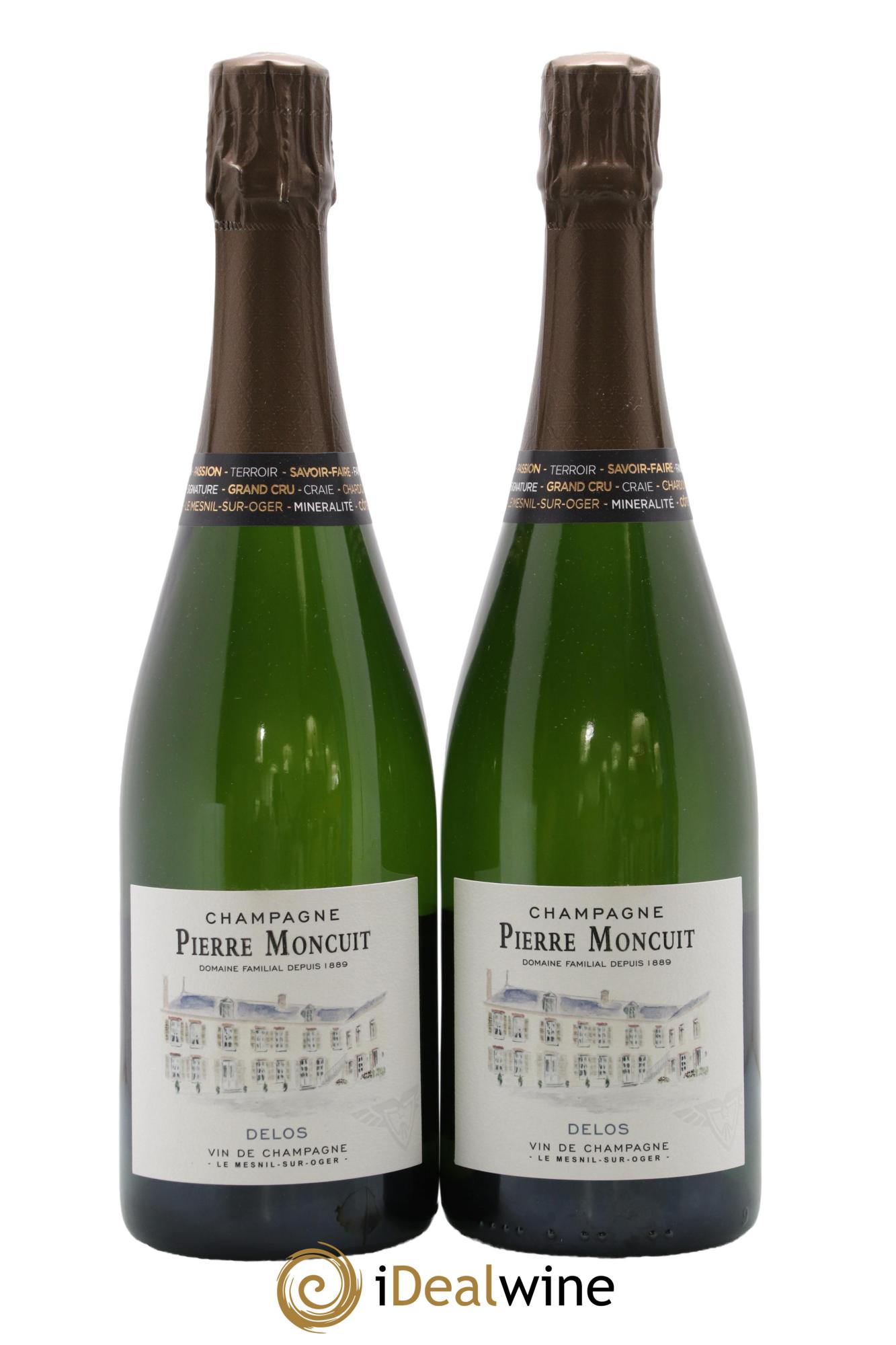 Pierre Moncuit-Delos Grand Cru Brut Pierre Moncuit - Lot de 2 bouteilles - 0