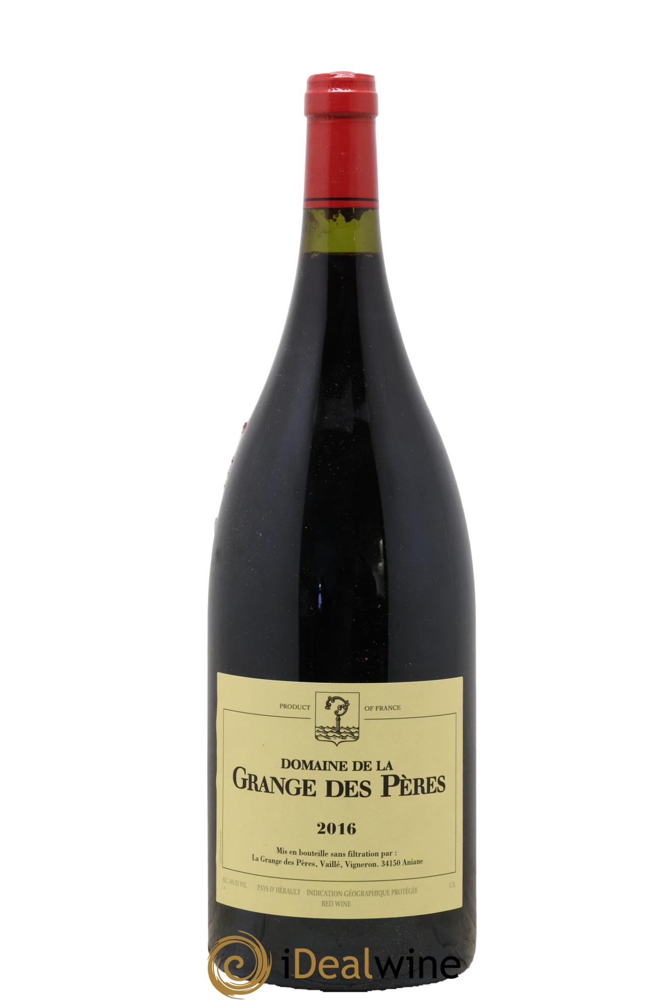 IGP Pays d'Hérault Grange des Pères Laurent Vaillé 2016 - Lot of 1 magnum - 0