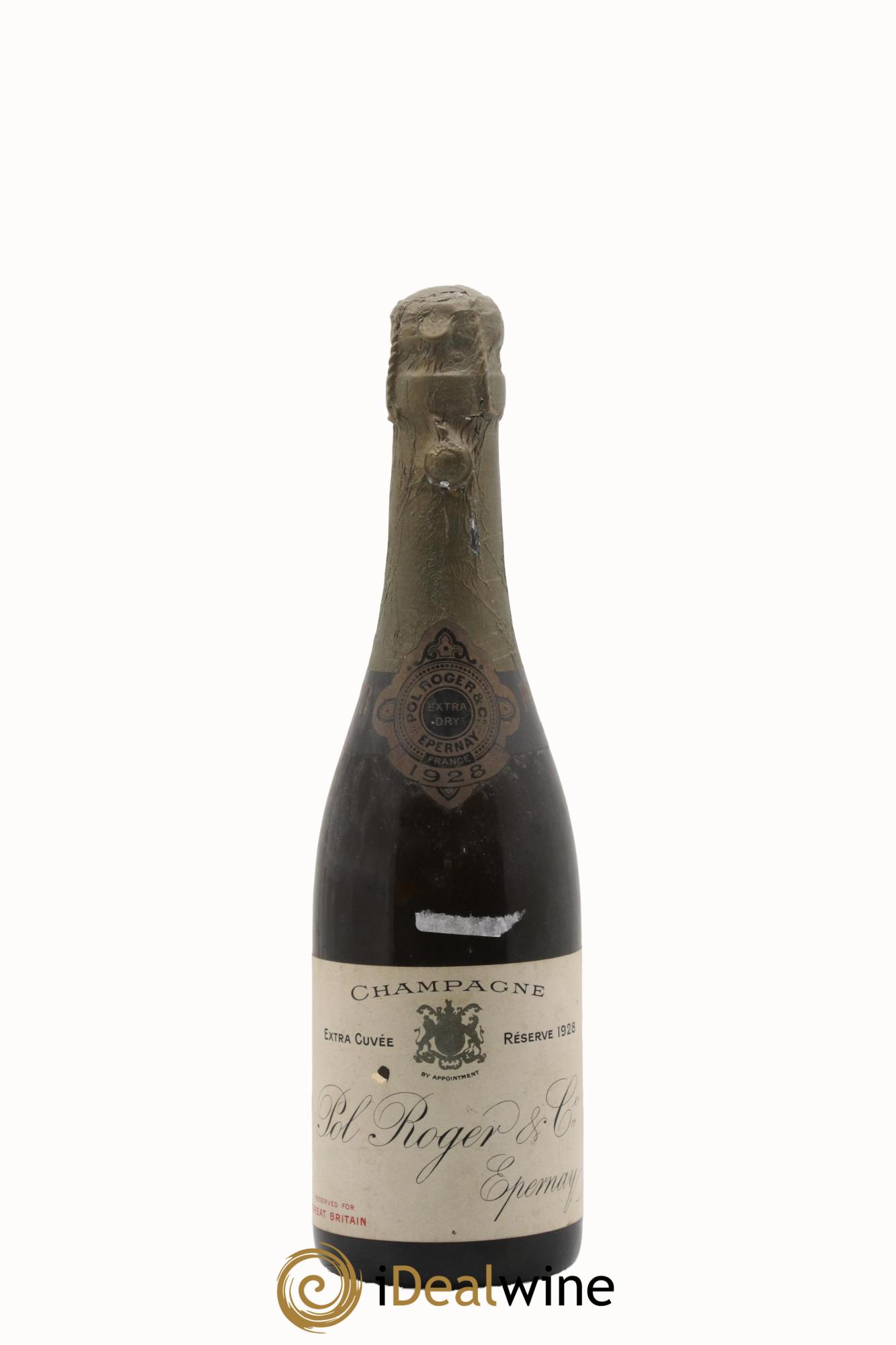 Extra Cuvée de Réserve Pol Roger 1928 - Lot of 1 half-bottle - 0
